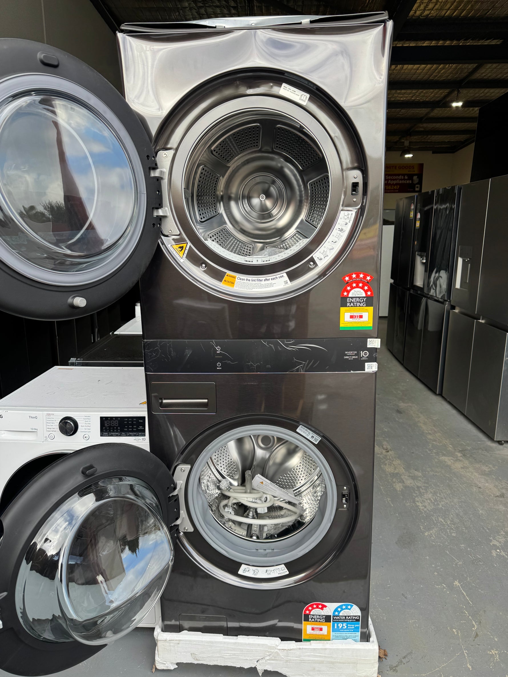 Factory seconds LG washTower 19kg-10kg combo washer dryer
