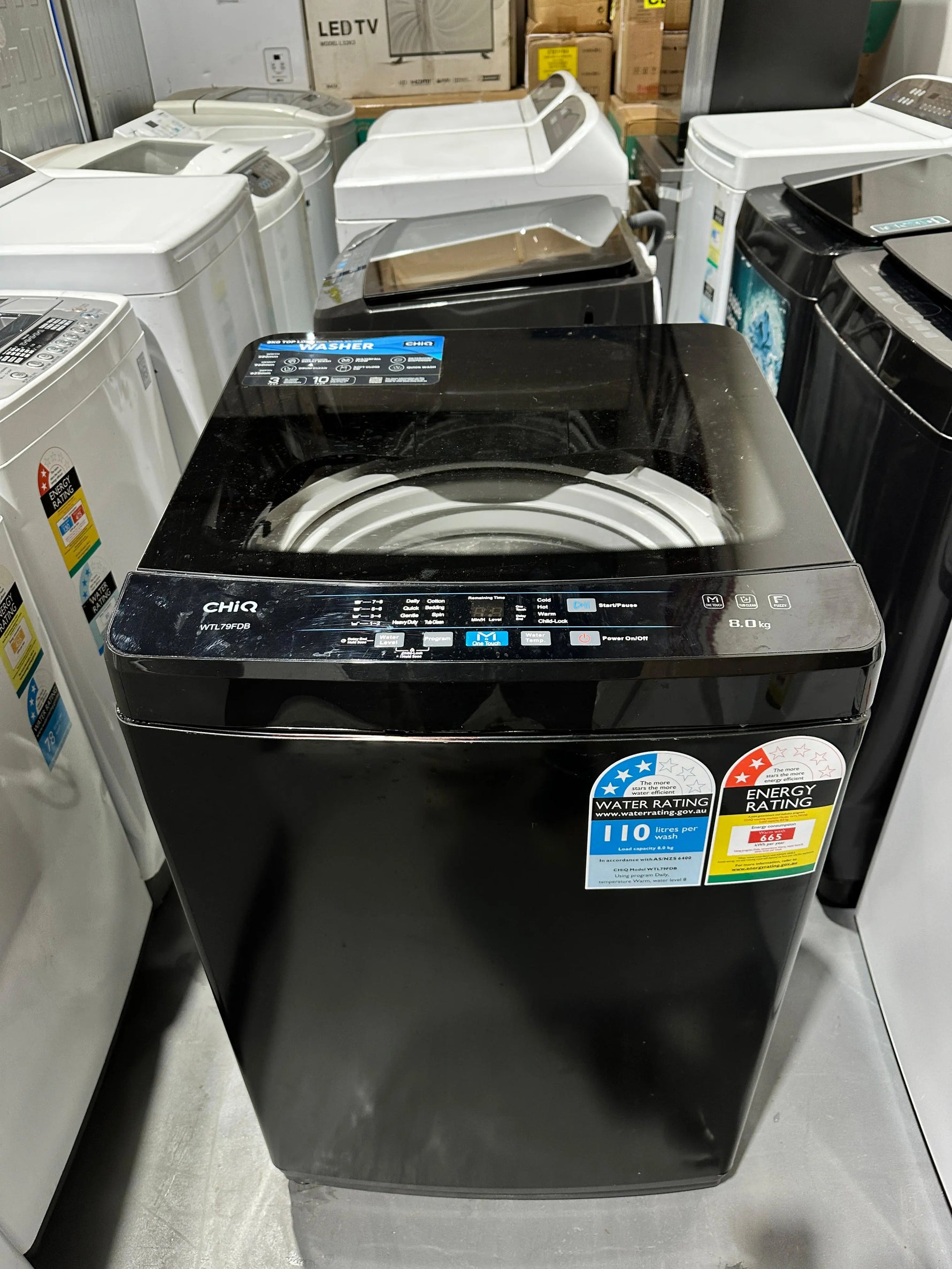 Efficient CHiQ 8kg Family Top Load Washing Machine | ADELAIDE