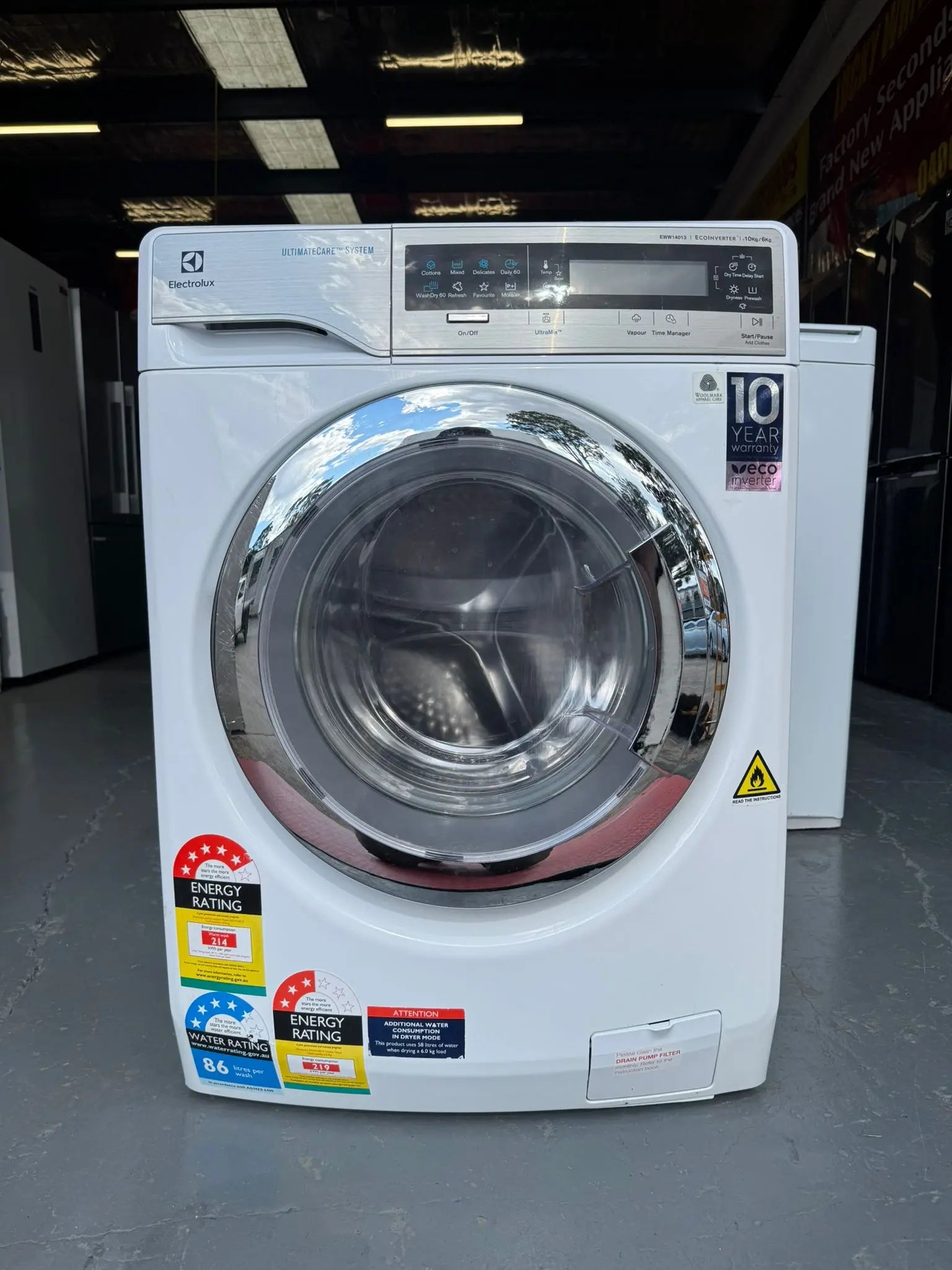 Electrolux 10kg Front Load Washing Machine – Refurbished | ALEXANDRIA
