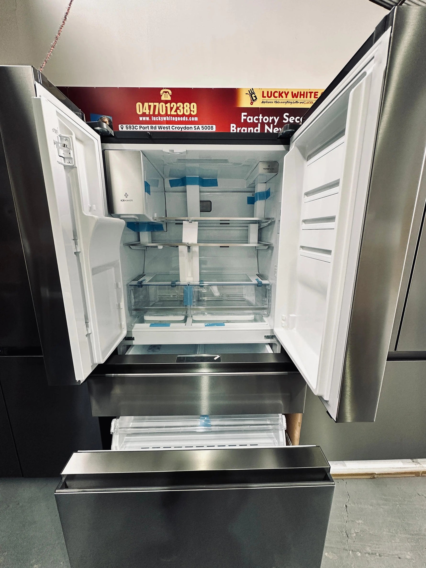 Electrolux 609L French Door Fridge Freezer – Factory Seconds | ADELAIDE