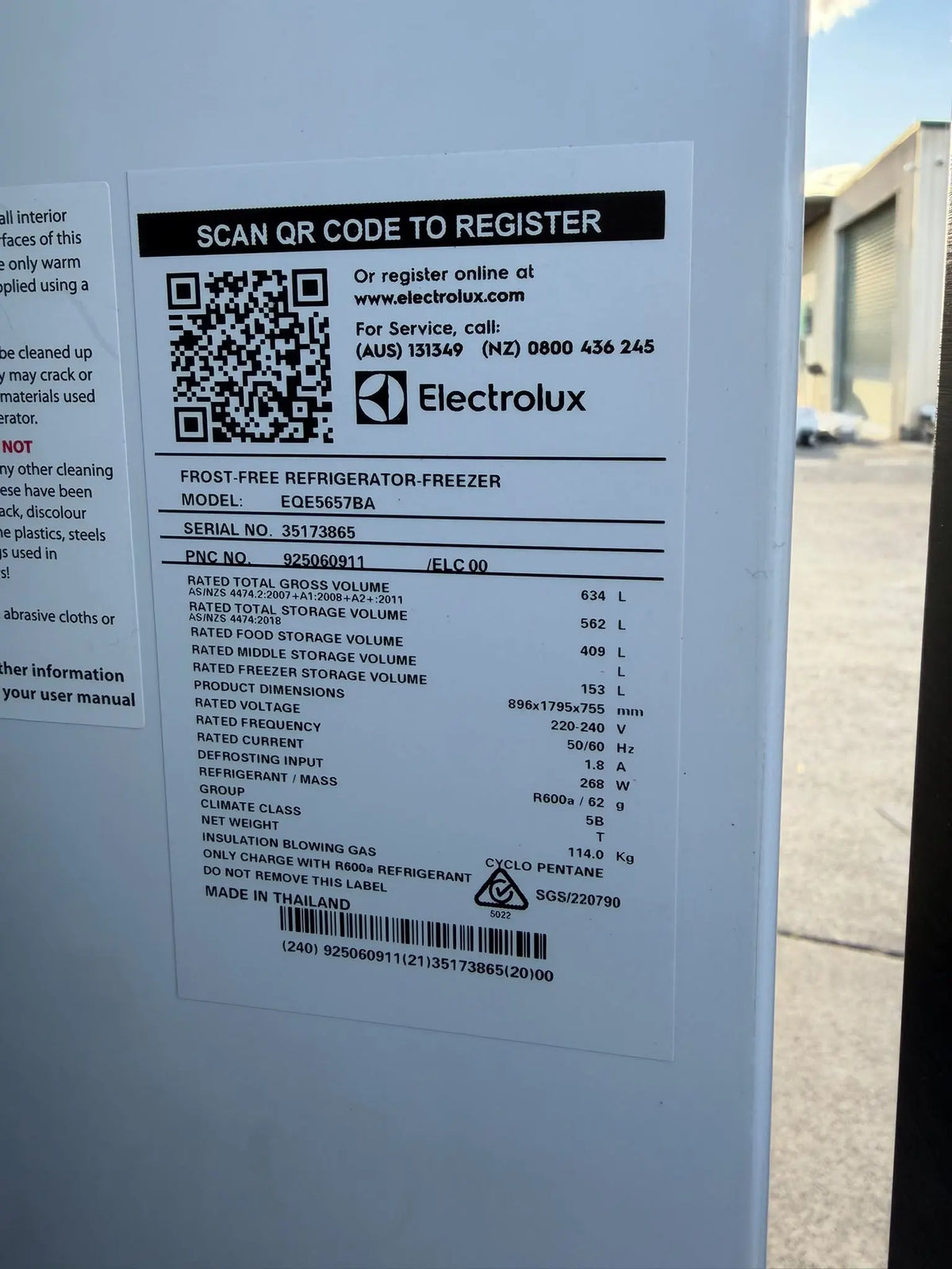Electrolux 634L UltimateTaste 900 French Door Refrigerator – Refurbished | BRISBANE