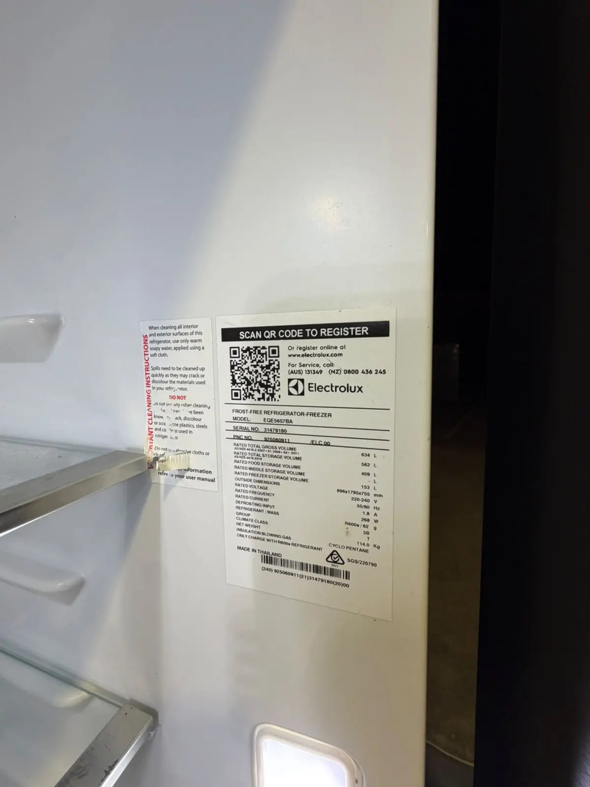 Electrolux 634L UltimateTaste French Door Fridge – Refurbished | BRISBANE