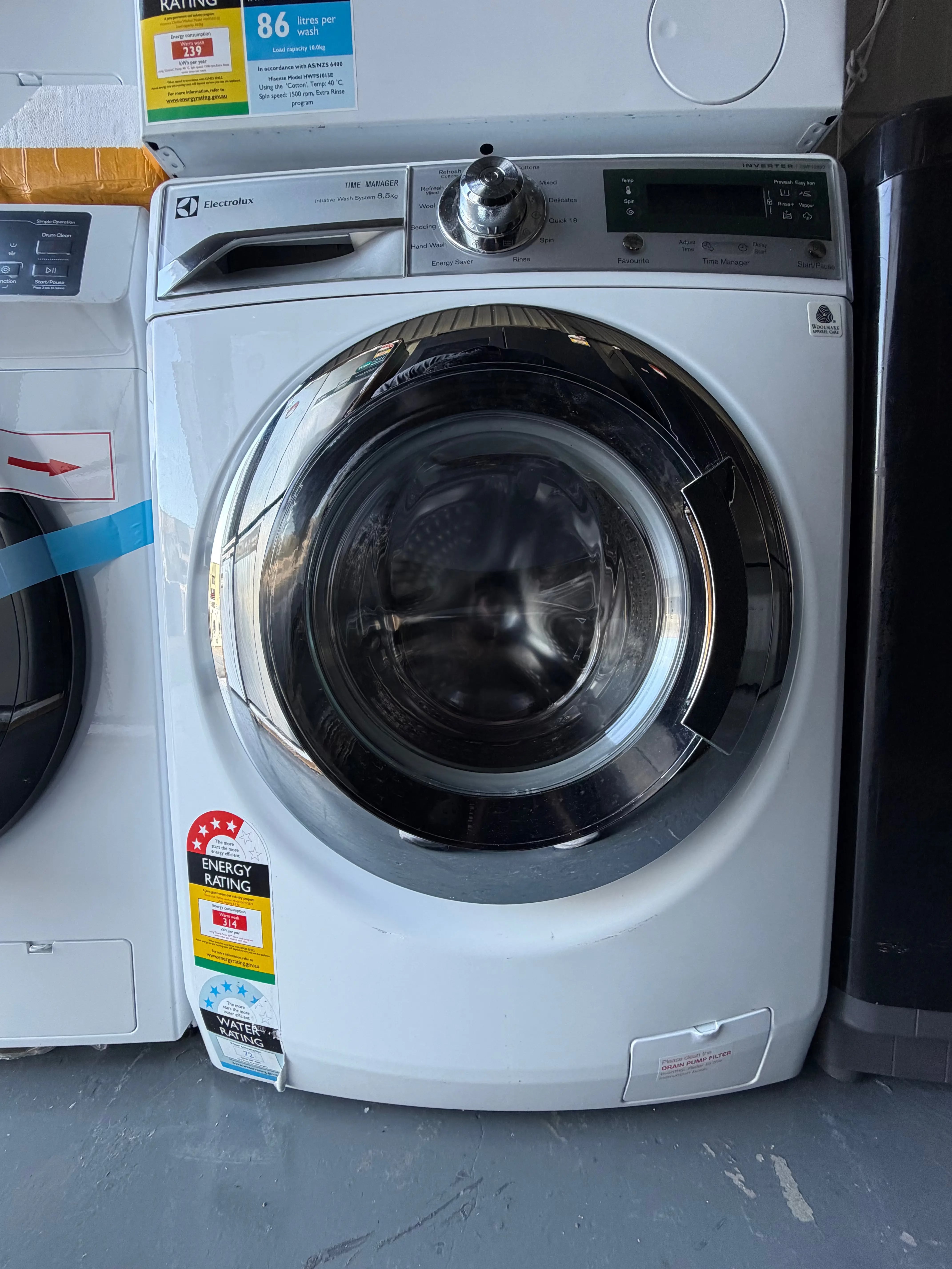 Electrolux 8.5kg Front Loader washing machine | BRISBANE