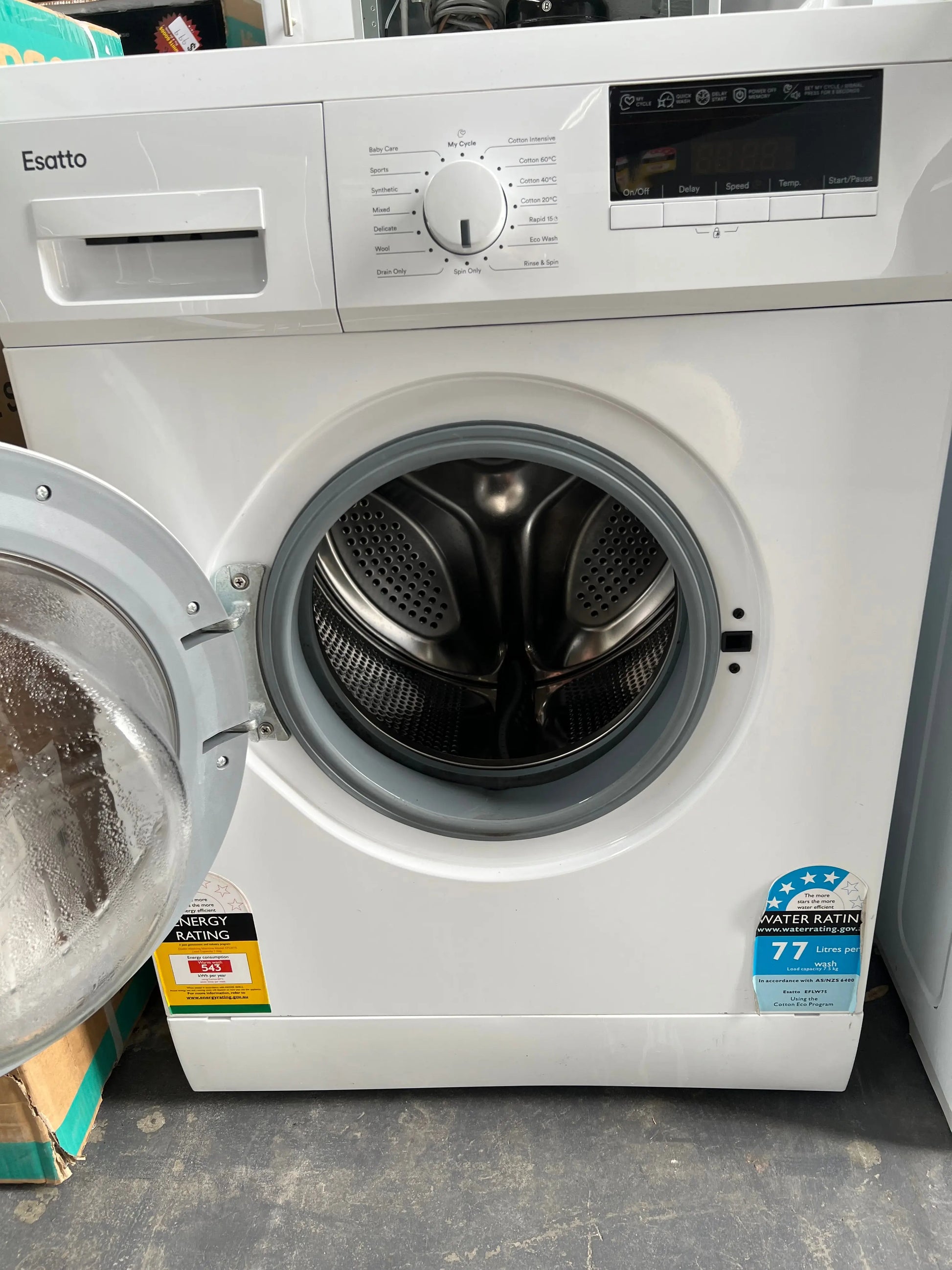 Esatto 7.5kg washing machine | ADELAIDE