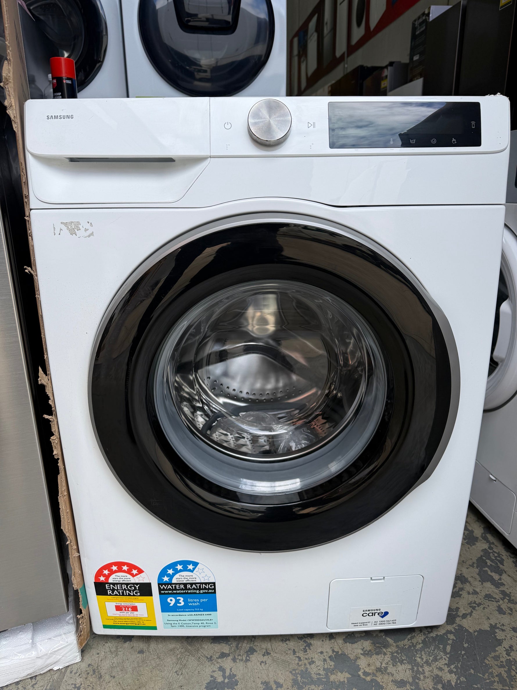 Hisense 418L bottom mount fridge+ Samsung 9kg Front Load Washing Machine – Refurbished | MELBOURNE