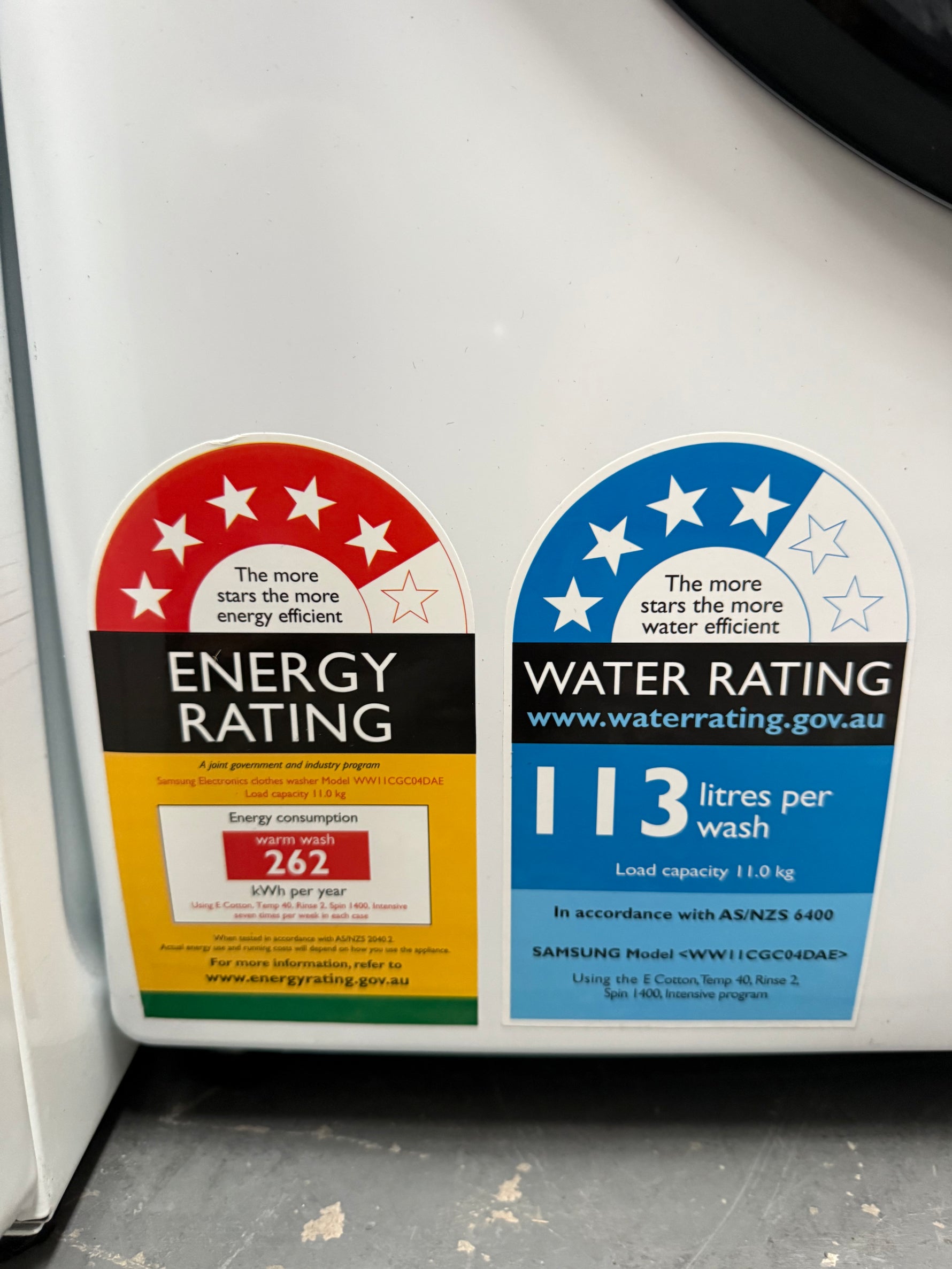 Samsung 11kg Front Load Washing Machine – Refurbished | WW11CGC04DAE