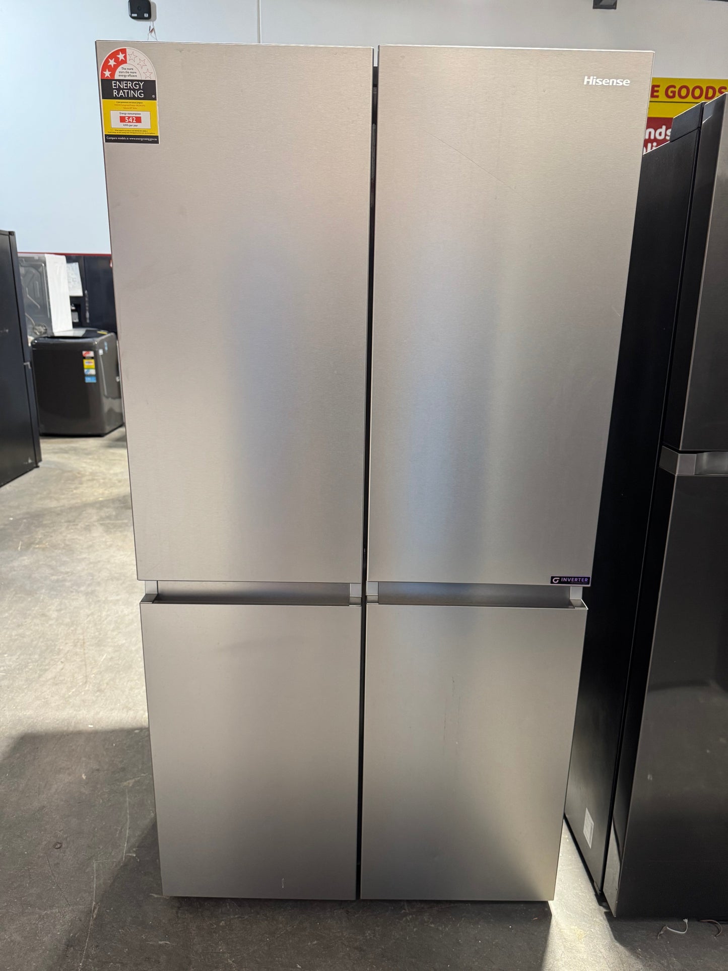 Refurbished Hisense 609 litres fridge freezer | PERTH