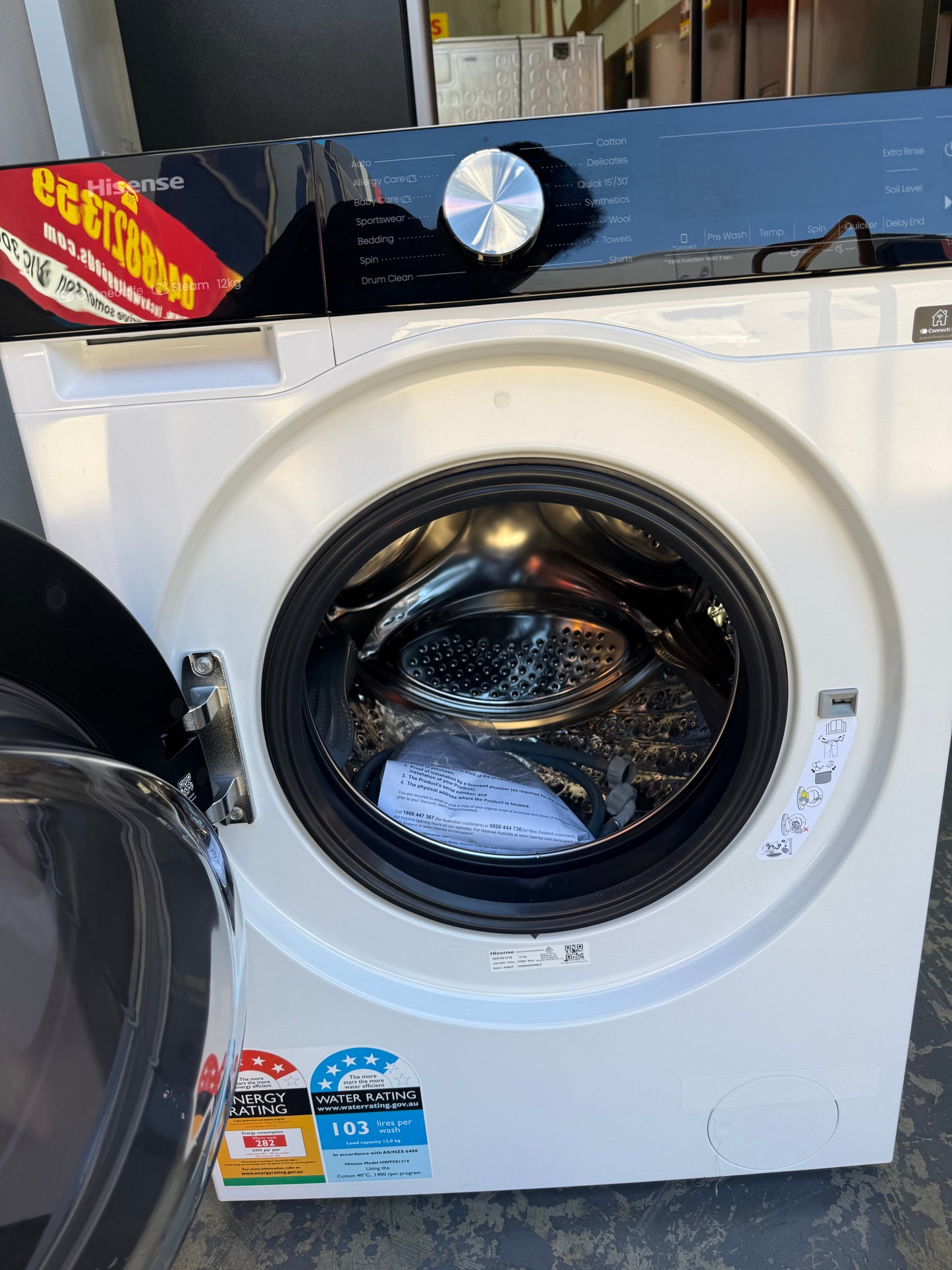 Hisense 325L Top Mount Fridge – Hisense 12kg Front Load Washer – Factory Seconds | Lucky white goods