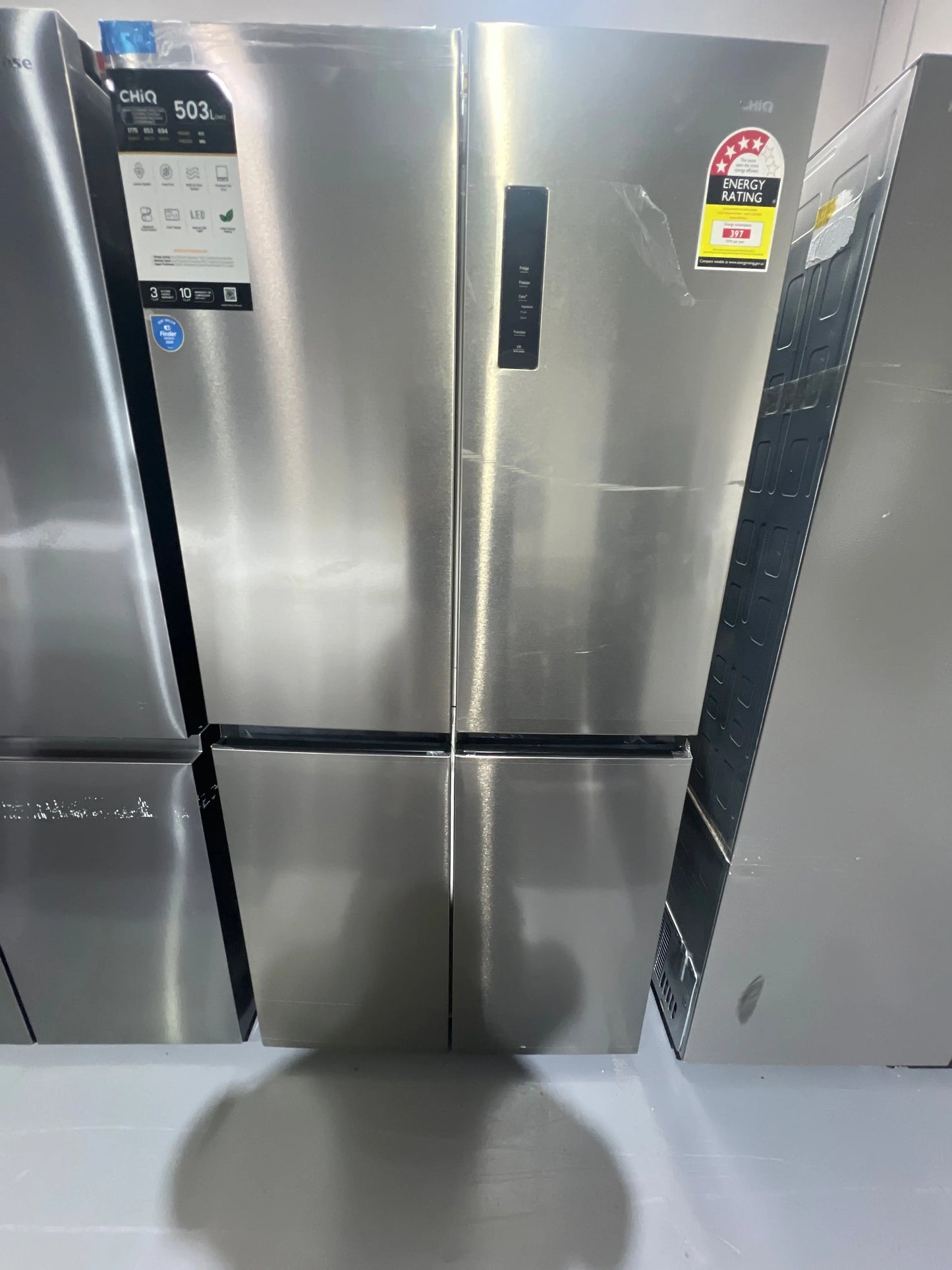 Factory Chiq 503 Litres Fridge Freezer | ADELAIDE