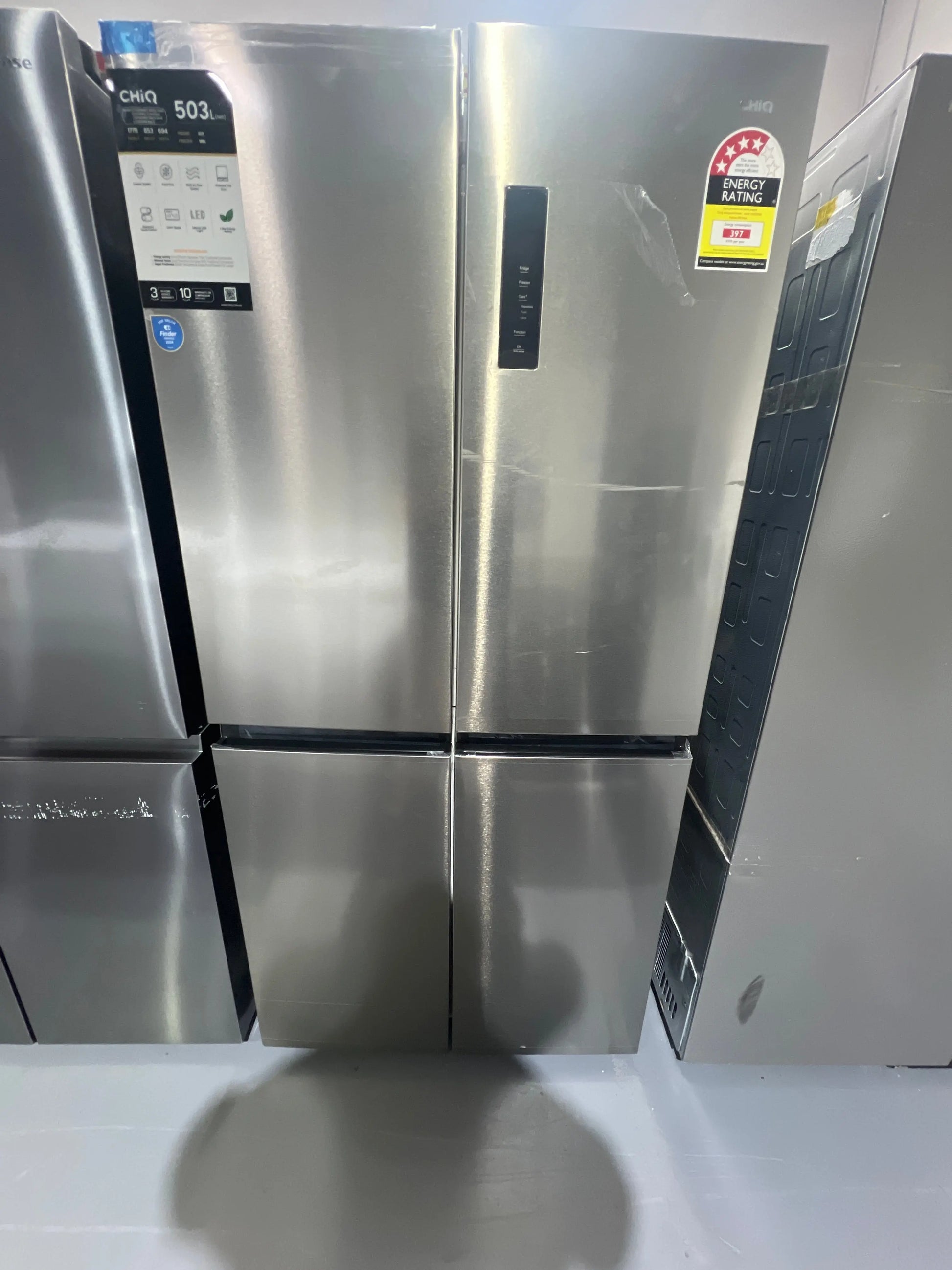 Factory Chiq 503 Litres Fridge Freezer | ADELAIDE