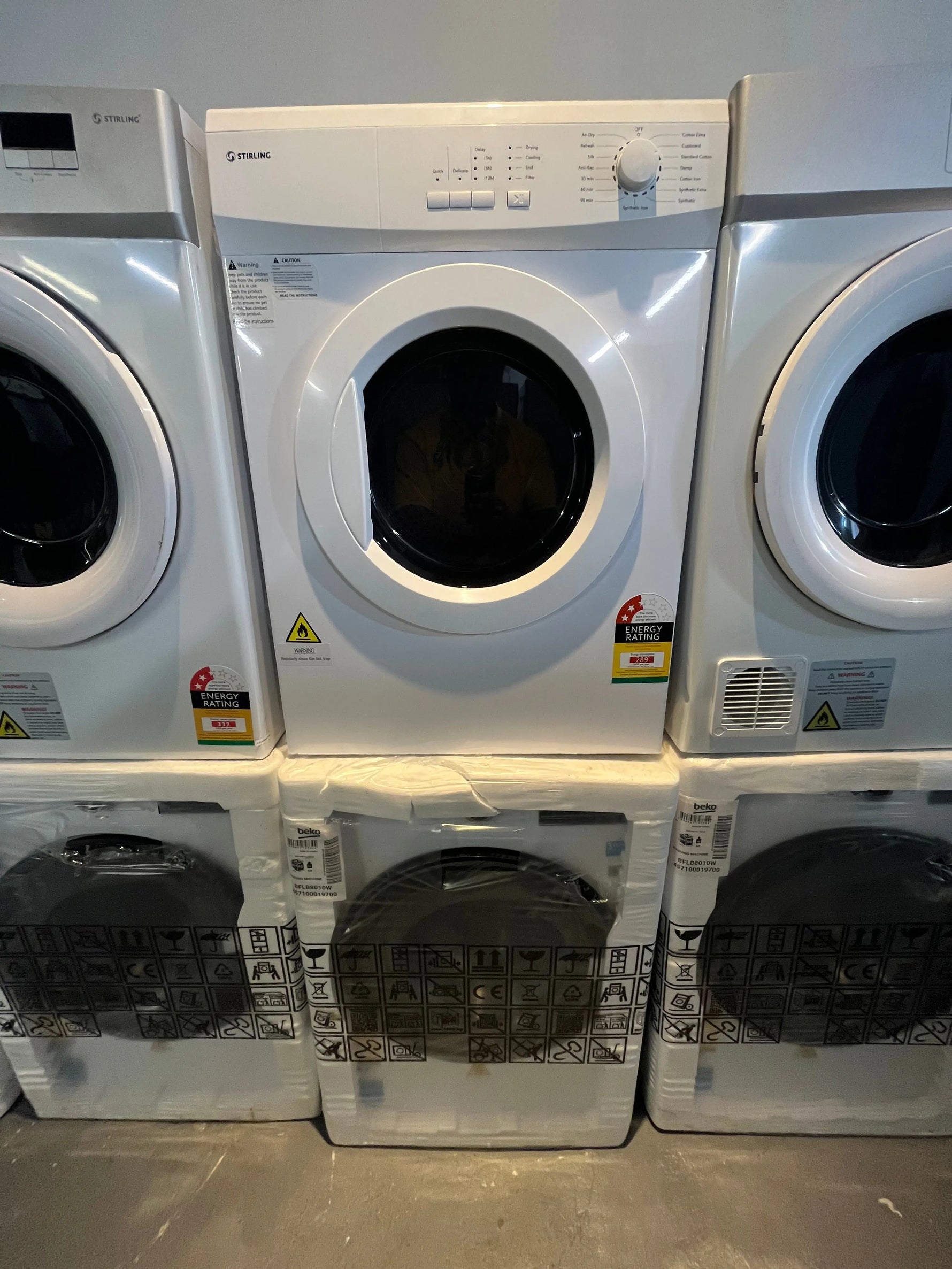 Factory Second Beko 8.0kg Front Load Washer + Refurbished  Stirling 7.0kg Dryer Combo – Compact Value Pack | ALEXANDRIA