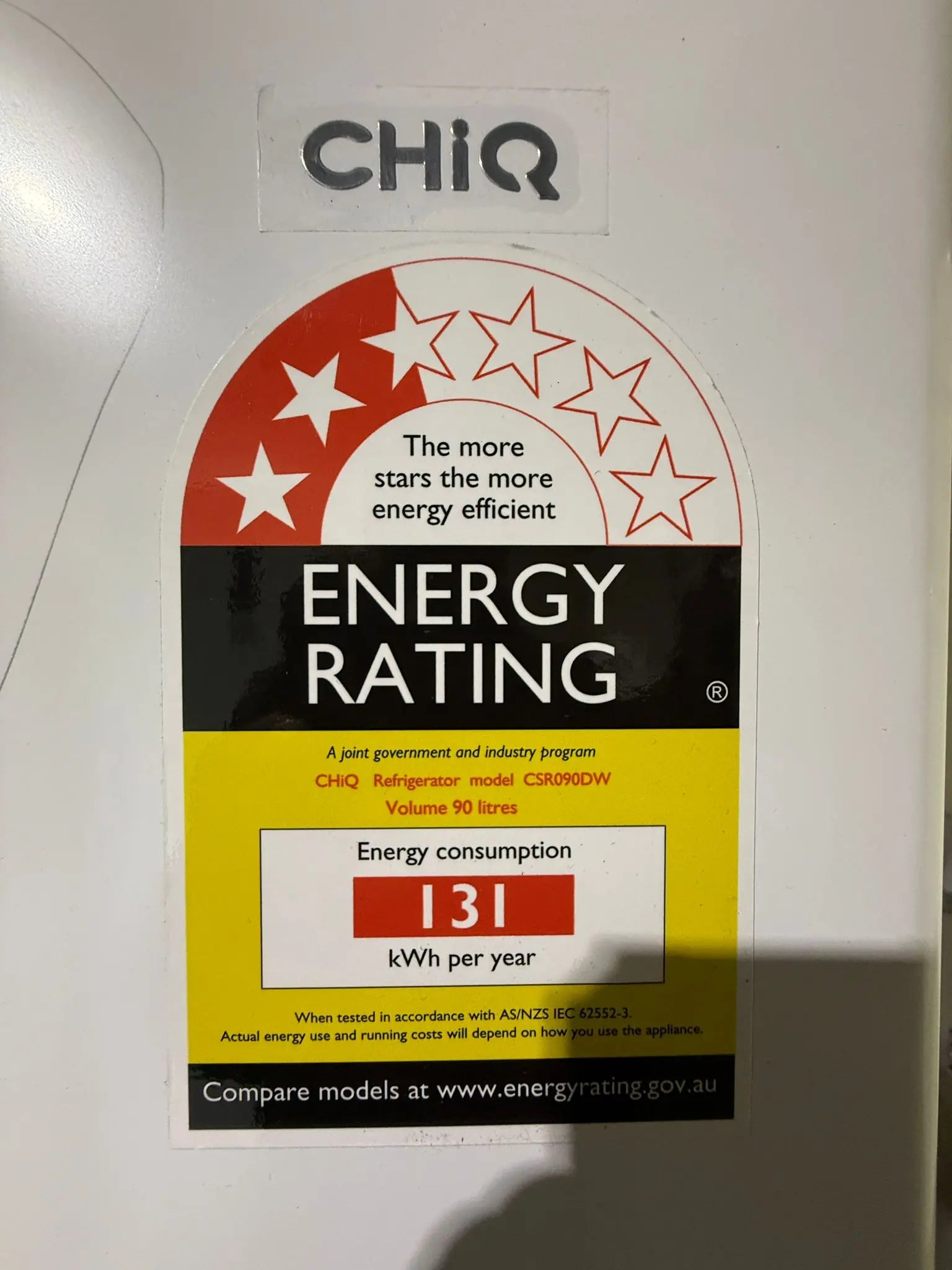 Factory Second CHIQ 90 litre Bar fridge | BRISBANE