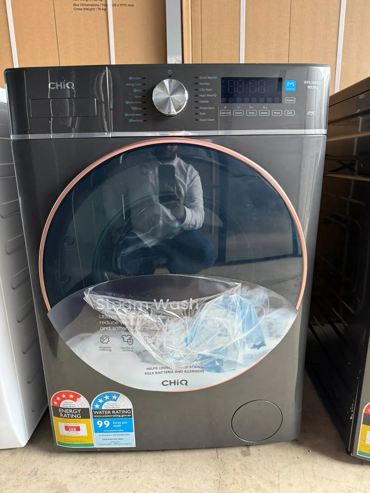 Factory Second CHiQ 10kg Front Load Washing Machine | MELBOURNE