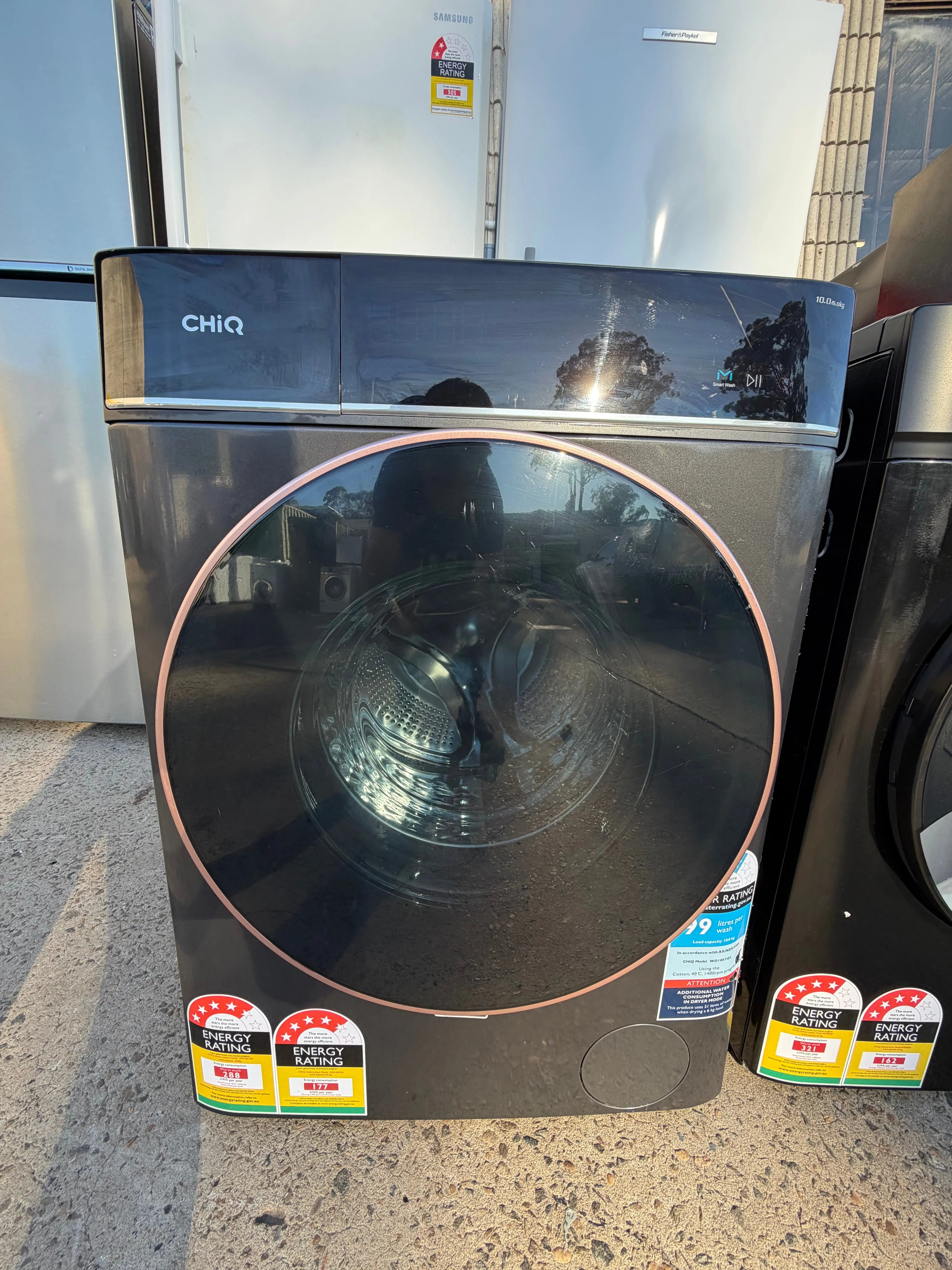 Factory Second ChiQ 10kg/6kg Front Load Washer Dryer Combo
WD100TG2