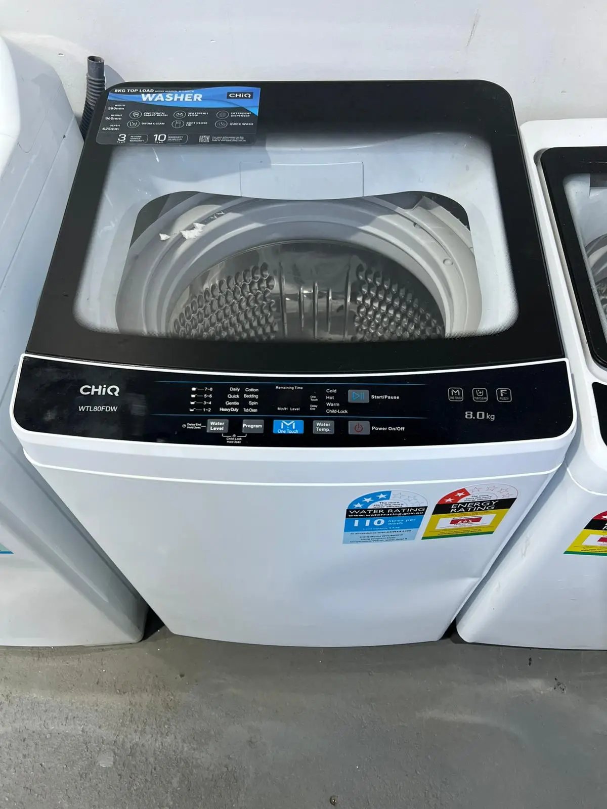 Factory Second Chiq 8kg Washing Machine | ADELAIDE