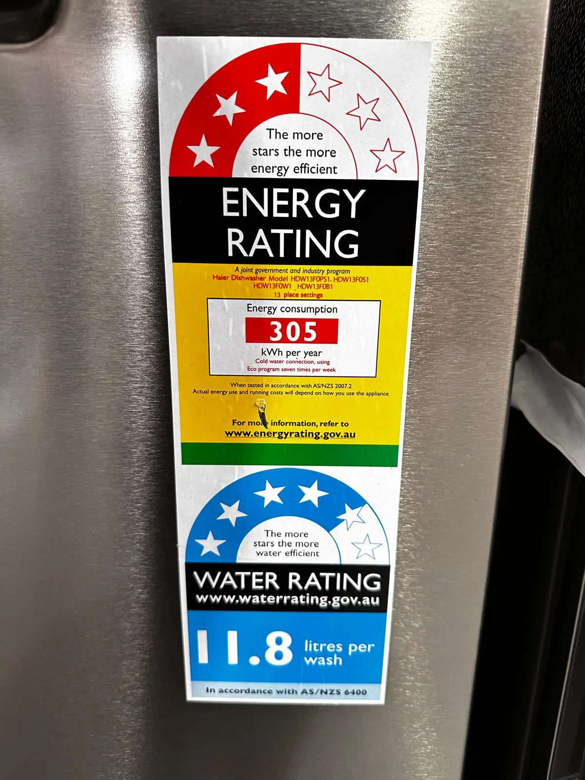 Factory Second Combo – Hisense 503L Bottom Mount Fridge + Haier 13 Place Dishwasher | ADELAIDE