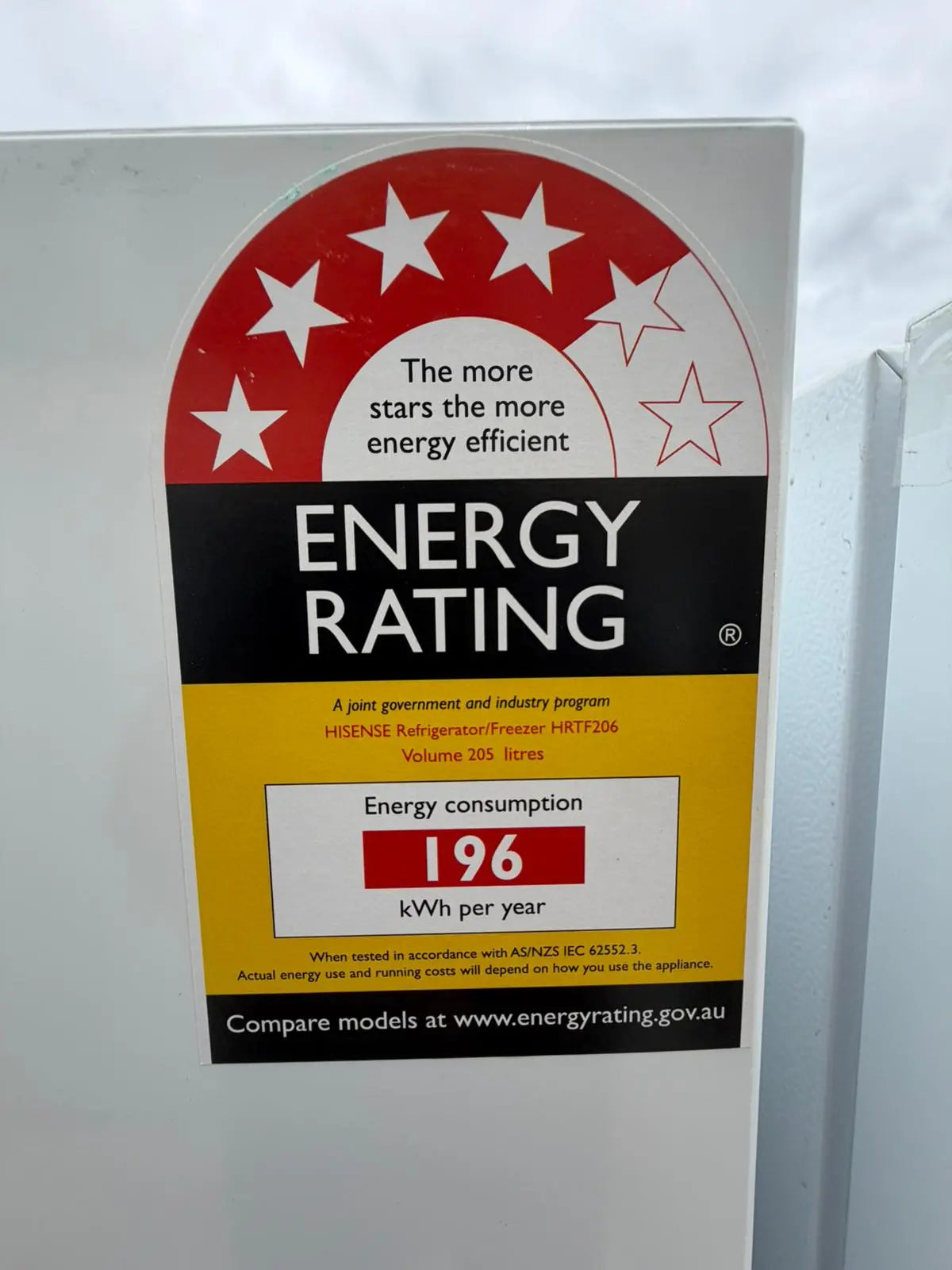 Factory Second Hisense 205L Top Mount Fridge Freezer – HRTF206 | BRISBANE