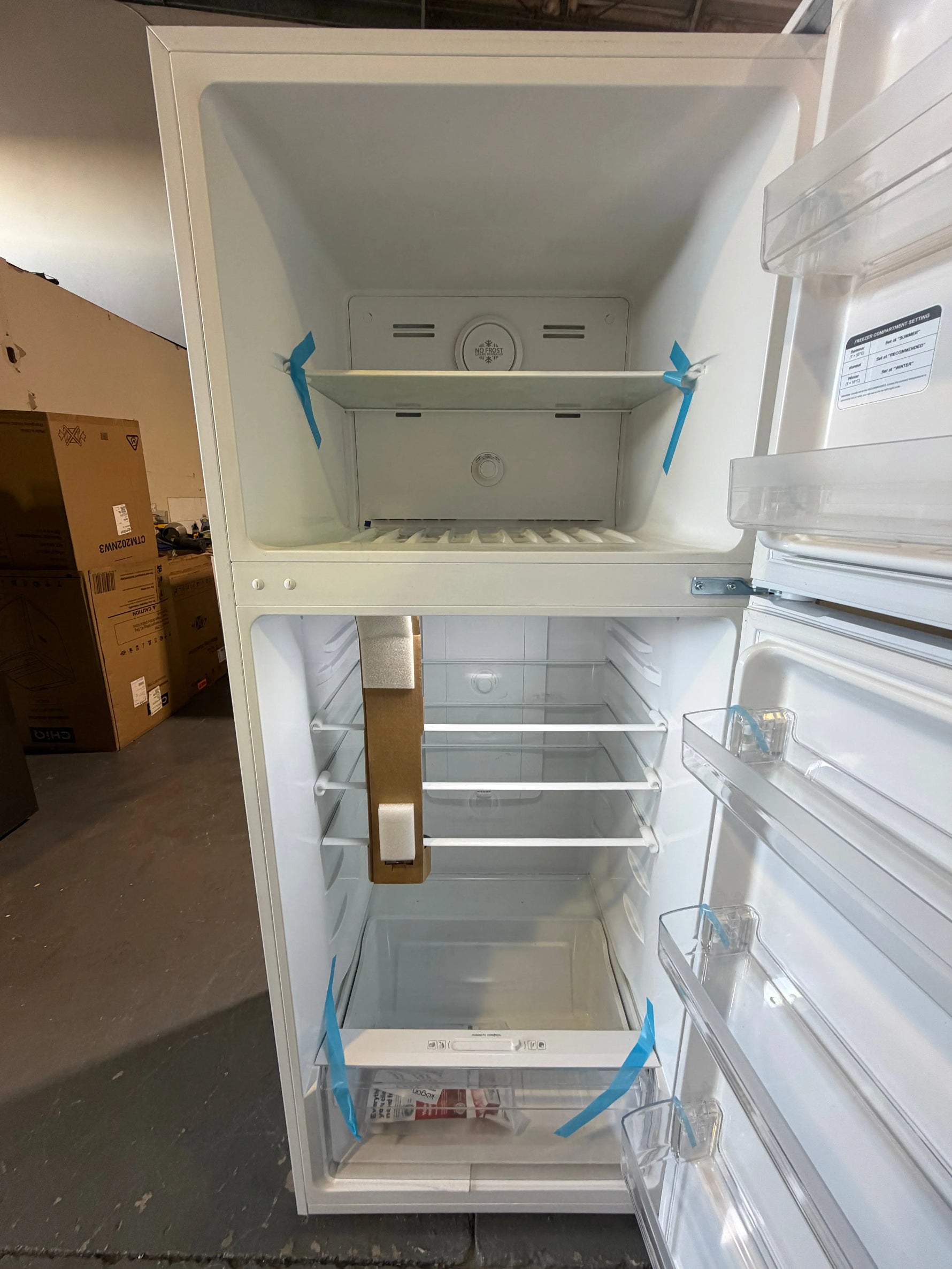 Factory Second Kogan 415L Frost Free Top Mount Refrigerator White – KAH415LTMFA | BRISBANE