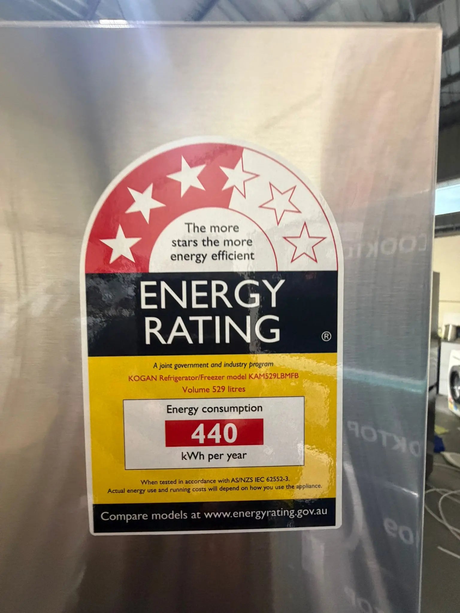 Factory Second Kogan 529L Bottom Mount Fridge KAM529LBMFB | BRISBANE