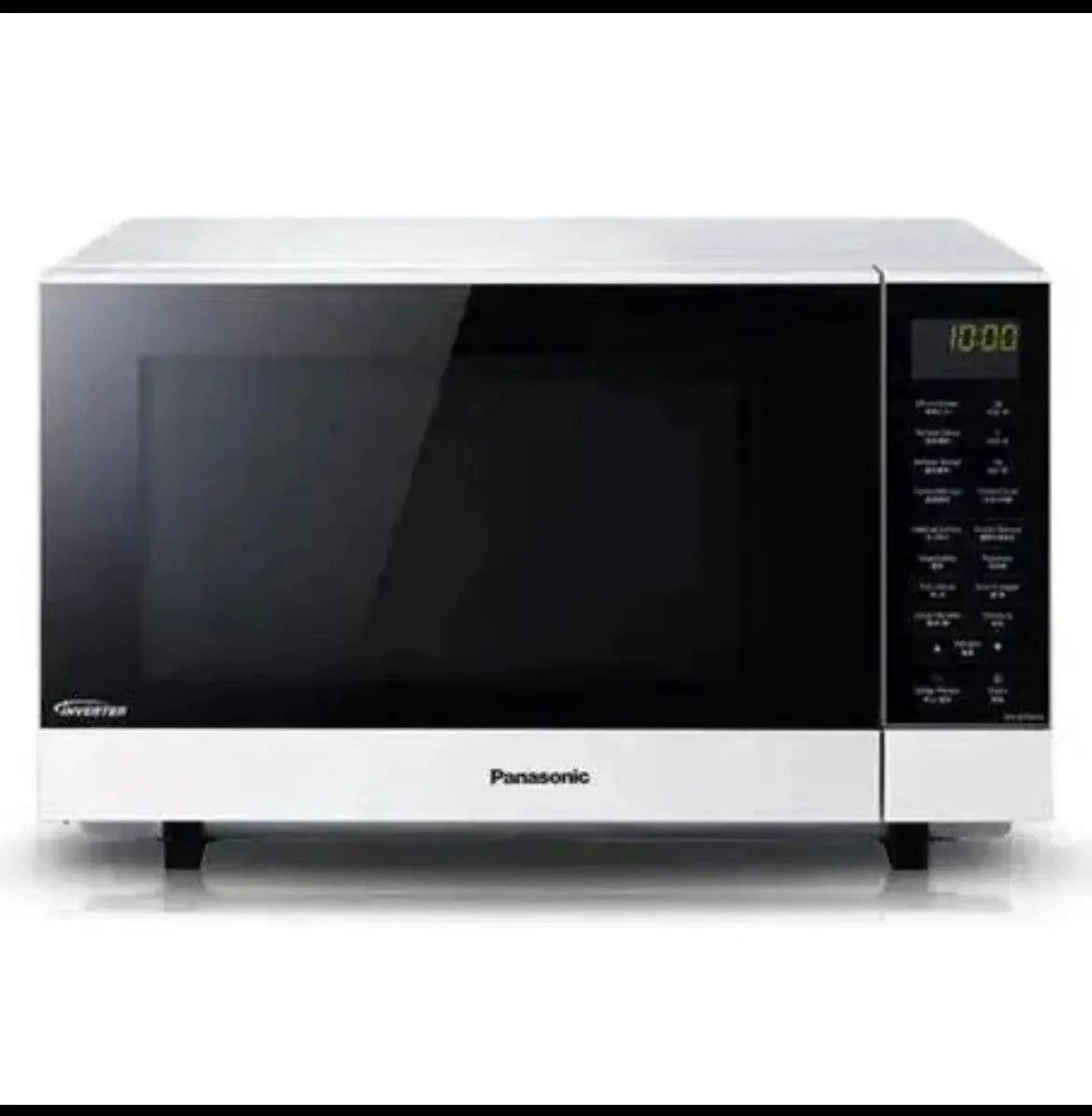 Factory Second Panasonic 27L 1000W Flatbed Inverter Microwave Oven – White (NN‑SF564W) | ALEXANDRIA