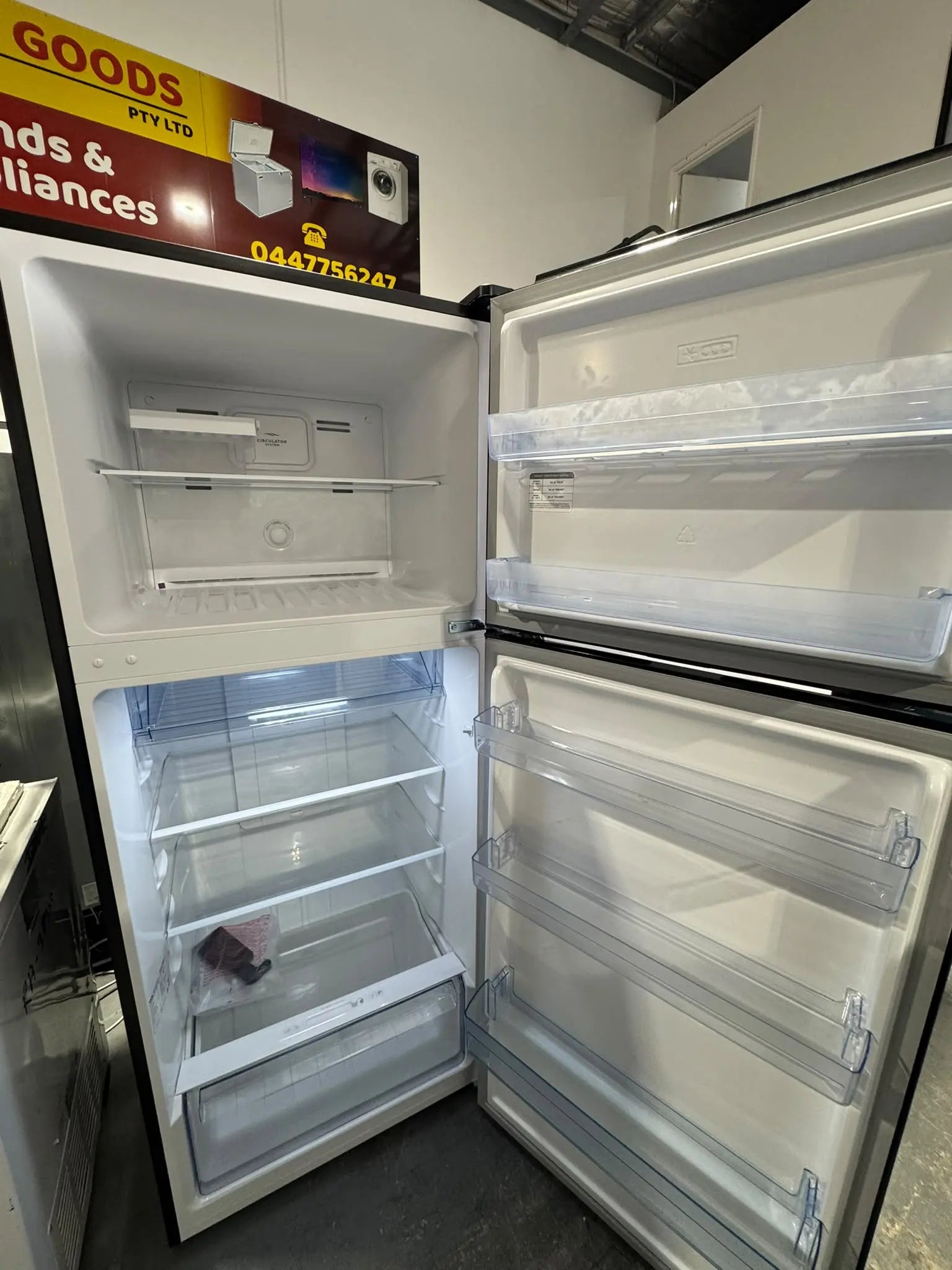 Factory Second TCL 415L Fridge Freezer P454TMB | PERTH