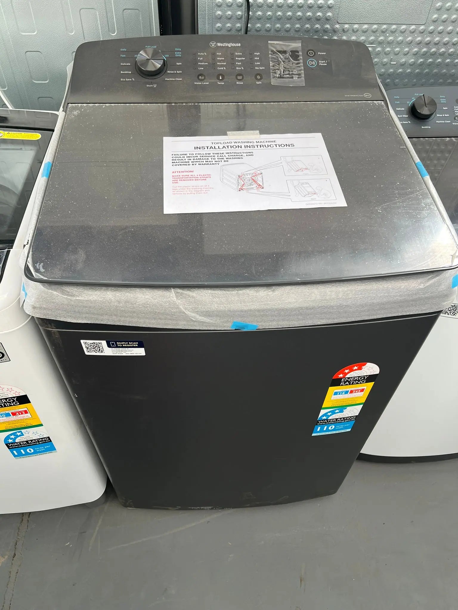 Factory Second Westinghouse 9 kg Top-Load Washing Machine | ADELAIDE