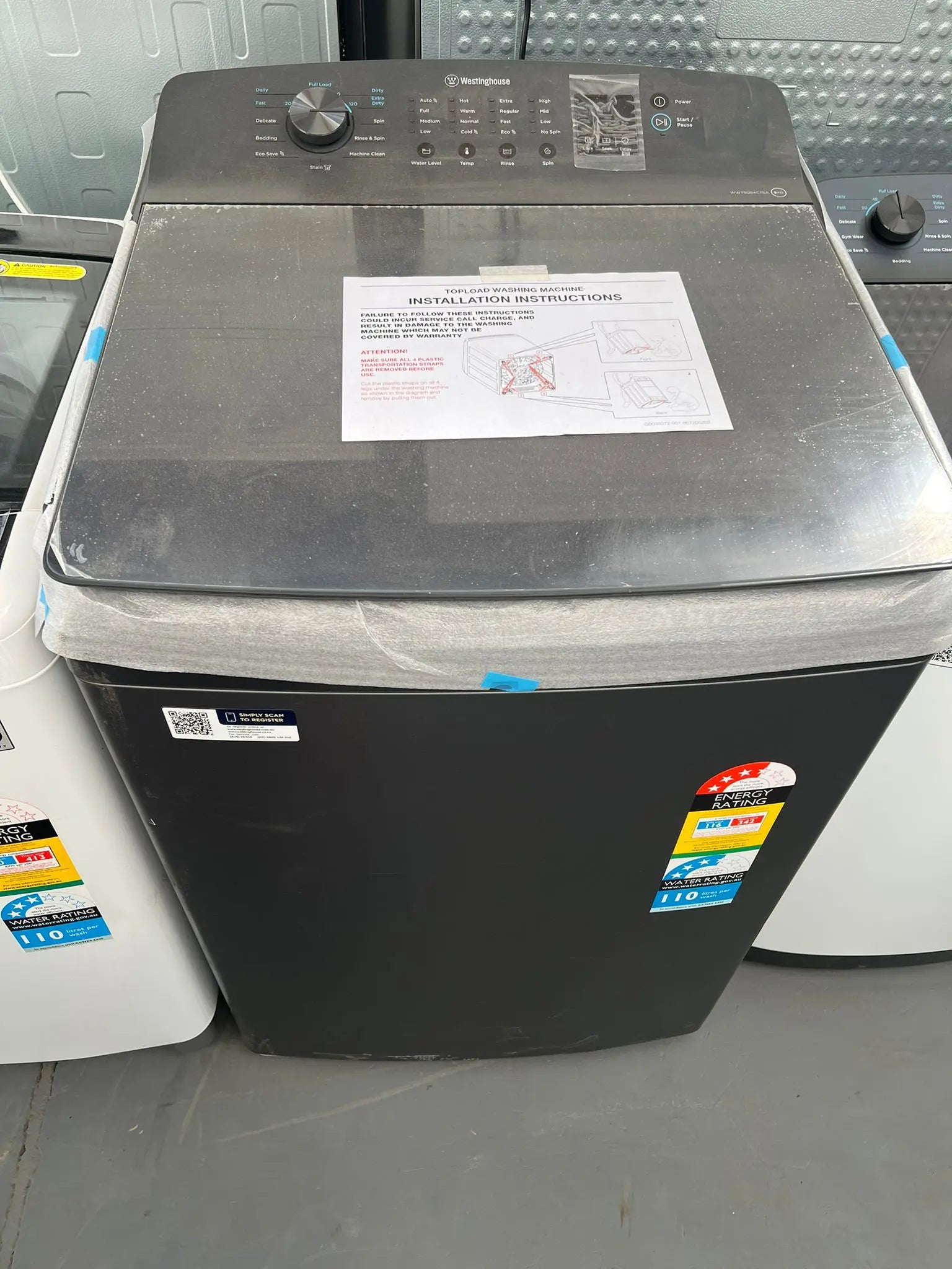 Factory Second Westinghouse 9 kg Top-Load Washing Machine | ADELAIDE
