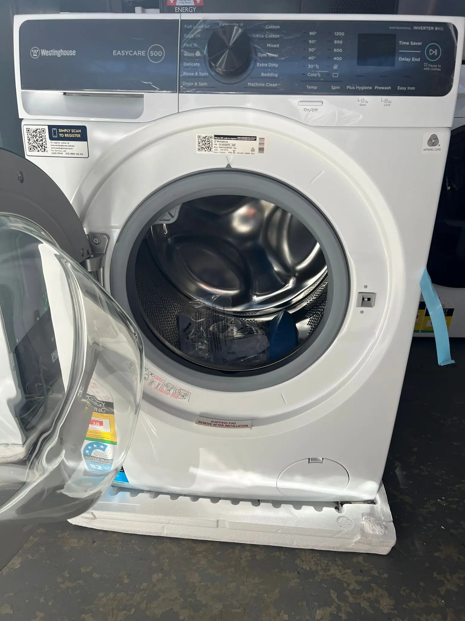 Factory Second Westinghouse 9 kg Washing Machine | ADELAIDE