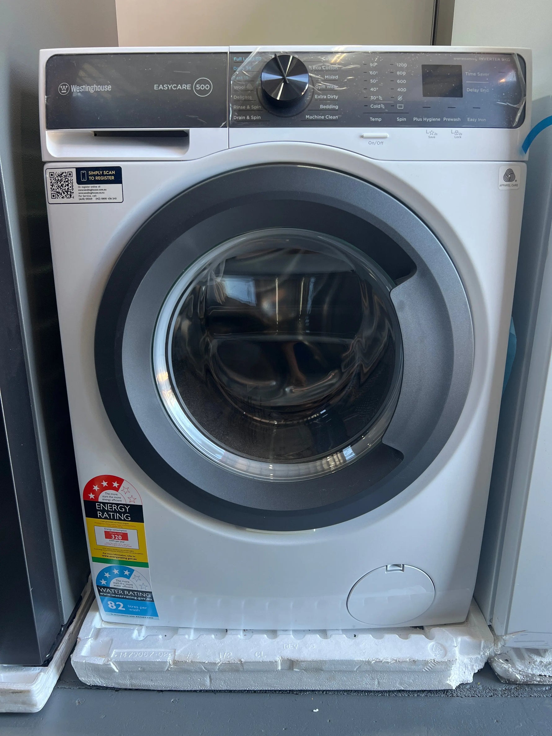 Factory Second Westinghouse 9 kg Washing Machine | ADELAIDE