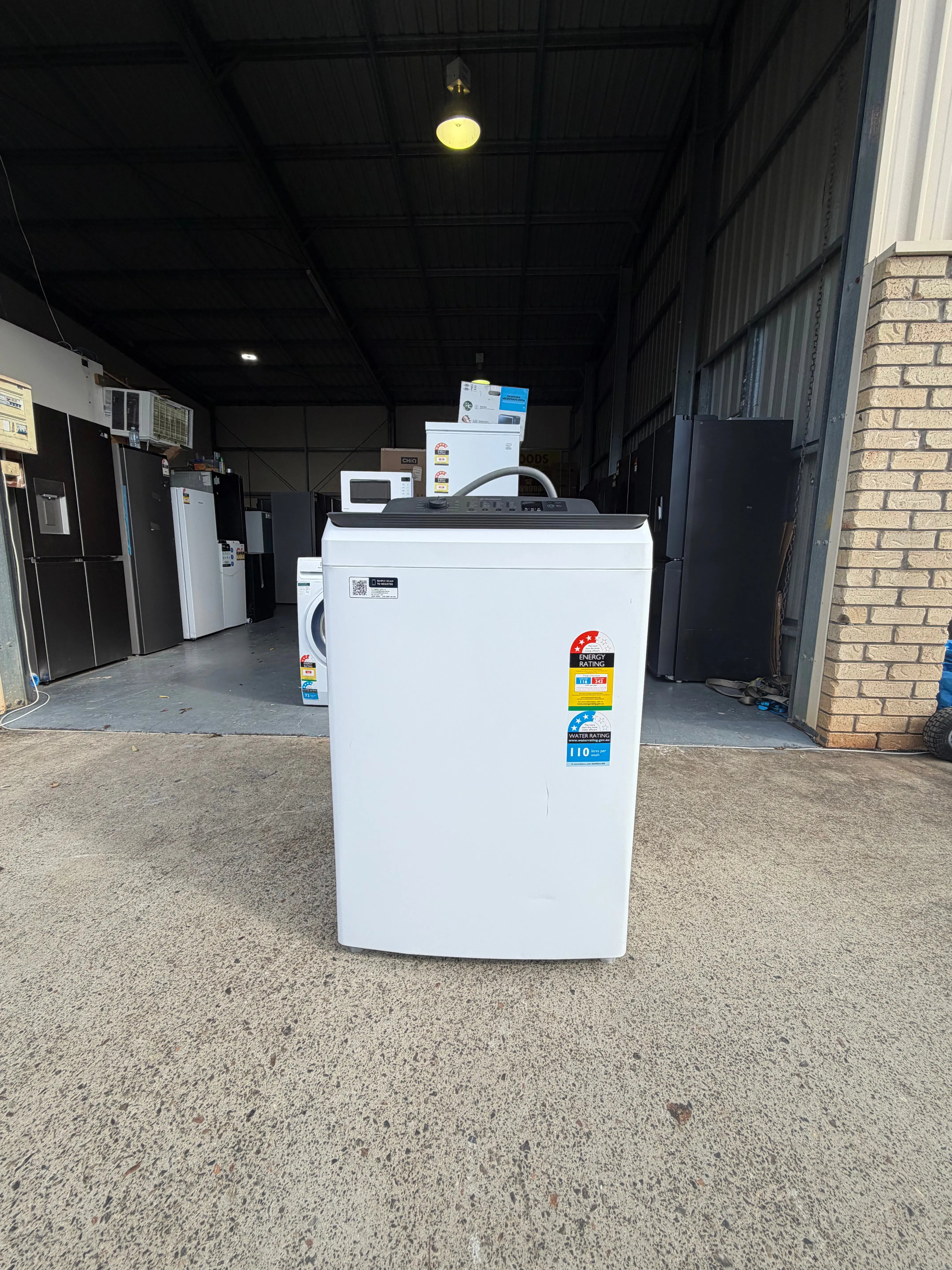 Factory Second Westinghouse 9kg EasyCare Top Load Washing Machine – WWT9084C7WA | BRISBANE