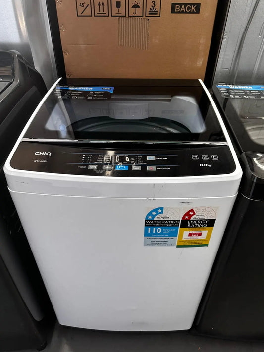 Factory Second – Chiq 8 kg Top Load Washer | ADELAIDE