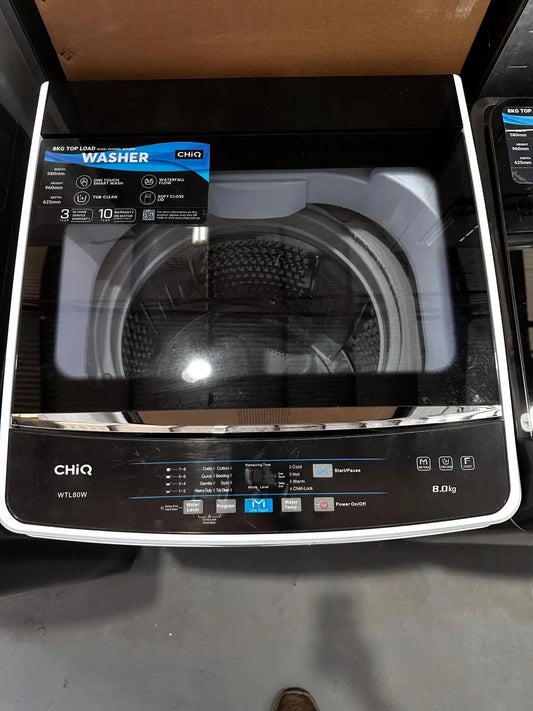 Factory Second – Chiq 8 kg Top Load Washer | ADELAIDE
