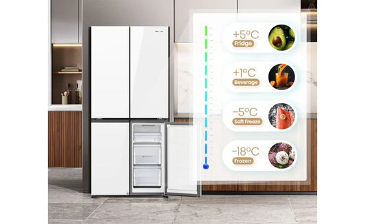 Factory Second – Hisense 483 L Fridge Freezer (HRCD483G) | ADELAIDE