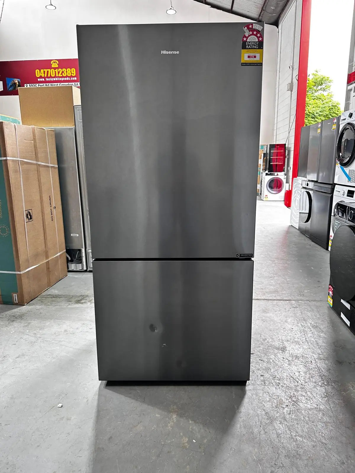 Factory Second – Hisense 503L EcoVision Bottom Mount Fridge Freezer | ADELAIDE