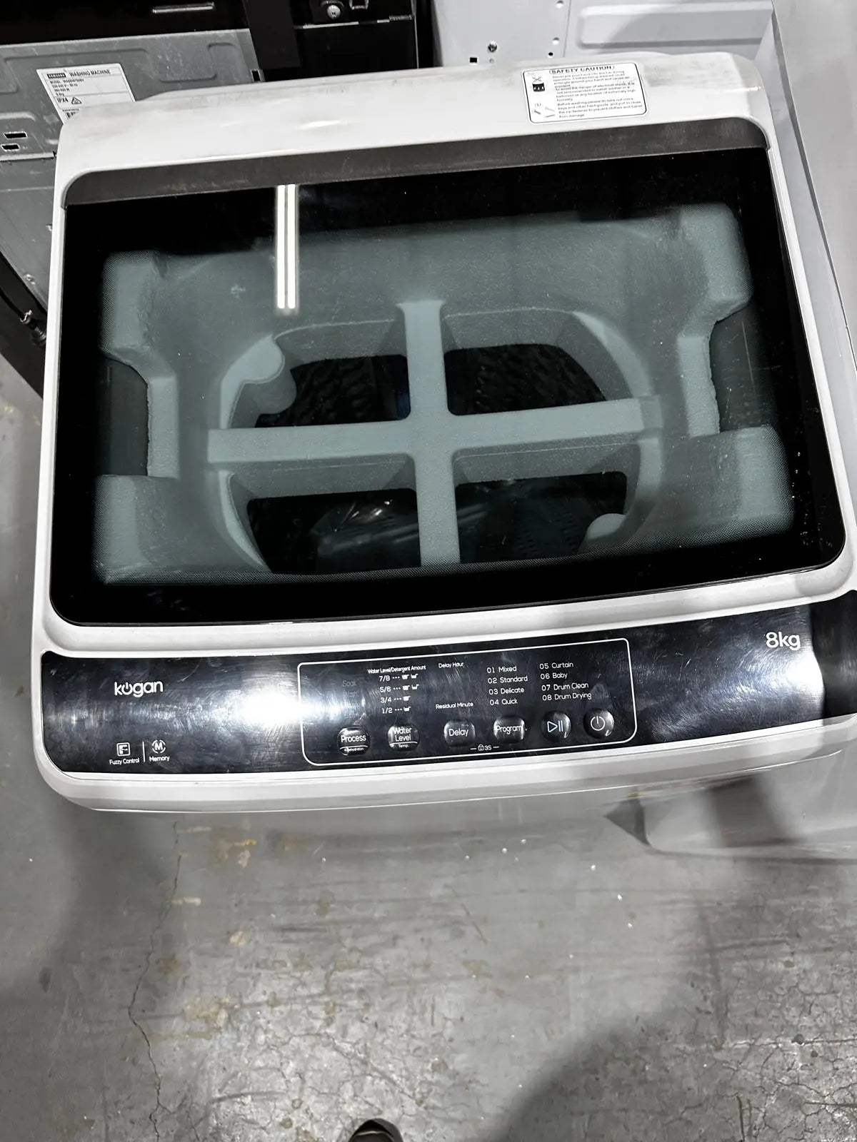 Factory Second – Kogan KATTLWASH88 8KG Top Load Washing Machine | ADELAIDE