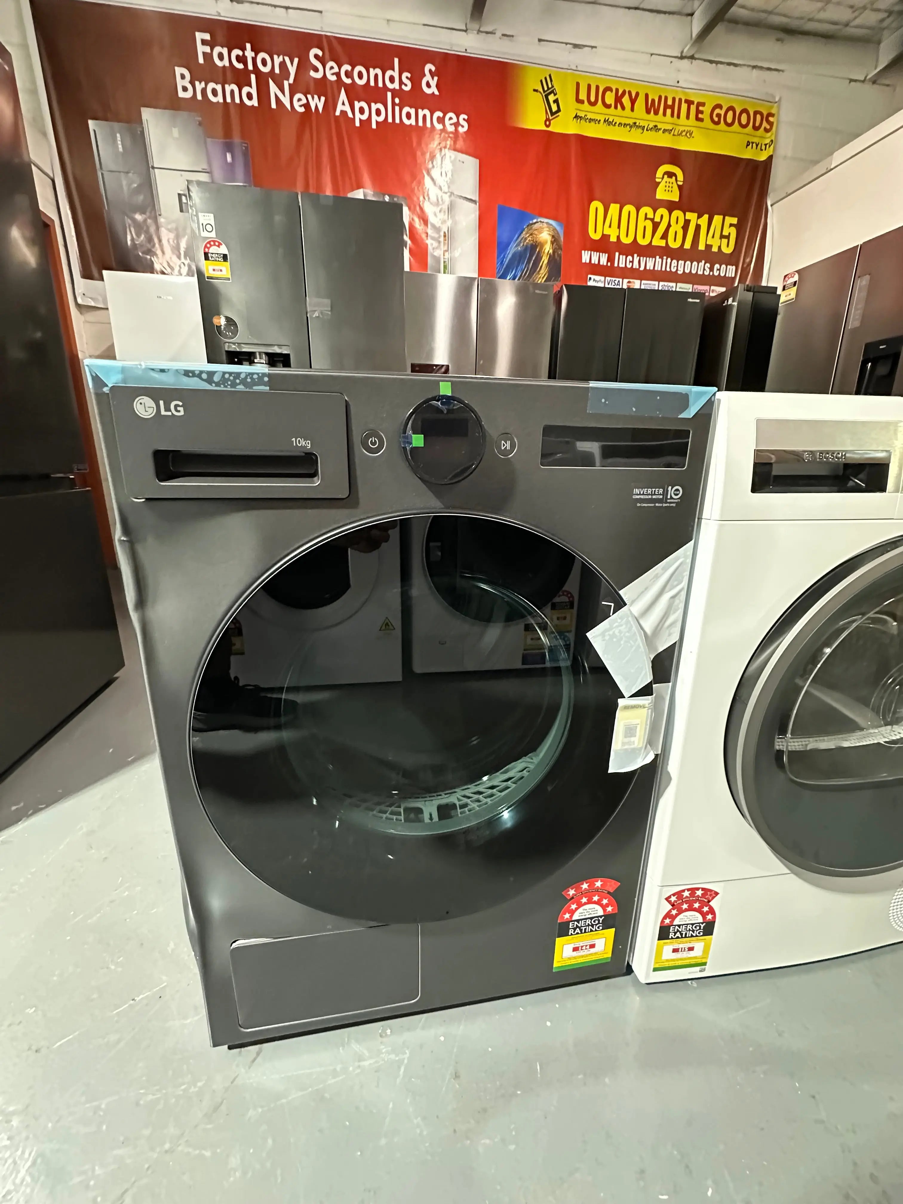 Factory SecondLG DXH9-10W Series 9 10kg AI Heat Pump Dryer | SYDNEY