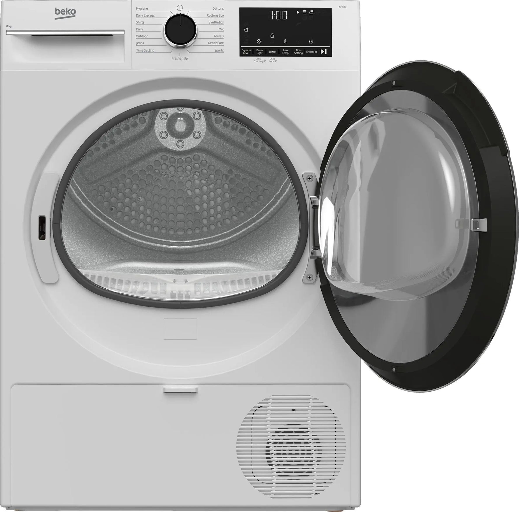 Factory Seconds Beko 8kg Sensor Controlled Condenser Tumble Dryer BDCB8020W | SYDNEY