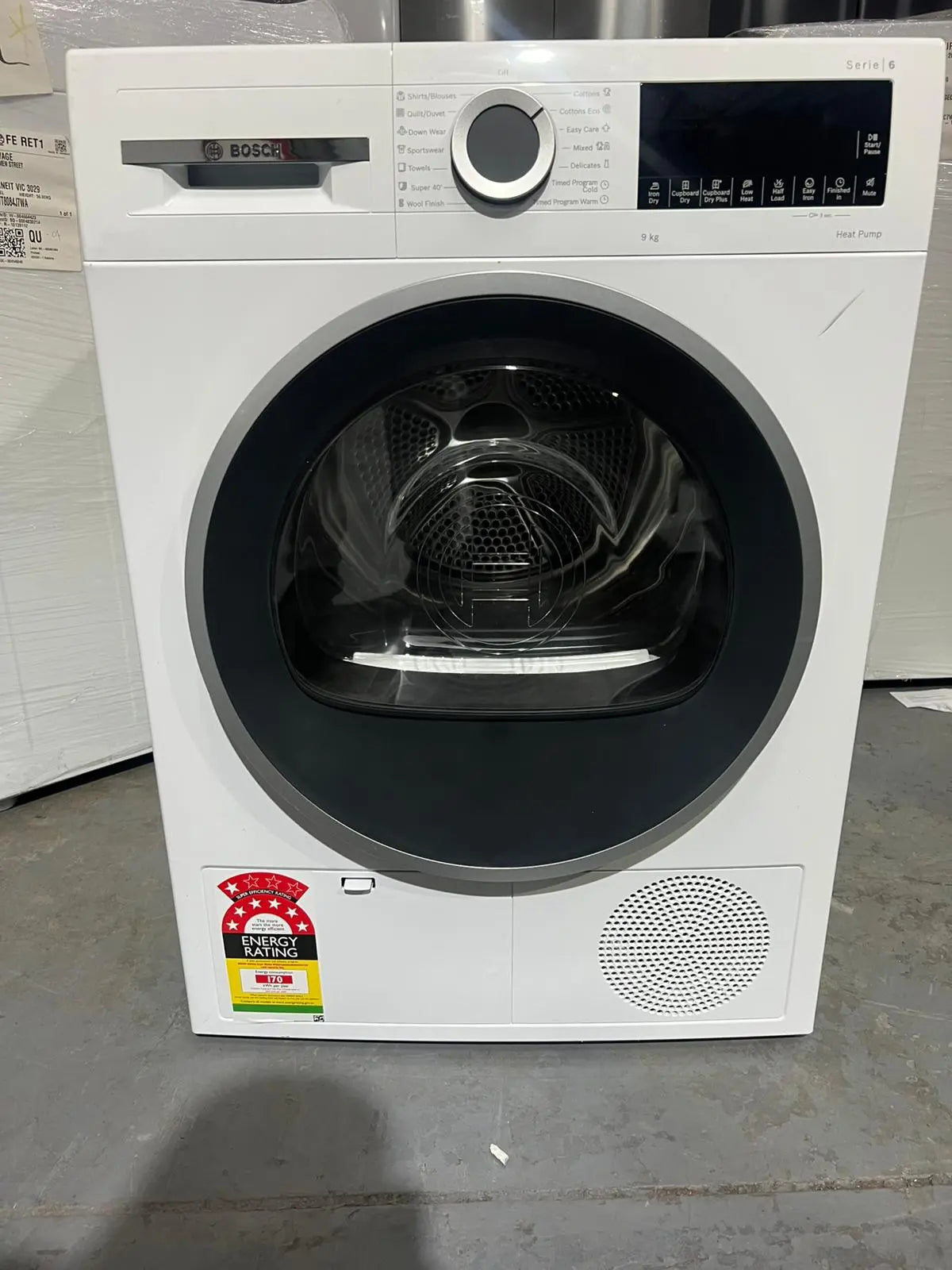Factory Seconds Bosch 9 kg Dryer – WQG24201AU | ADELAIDE