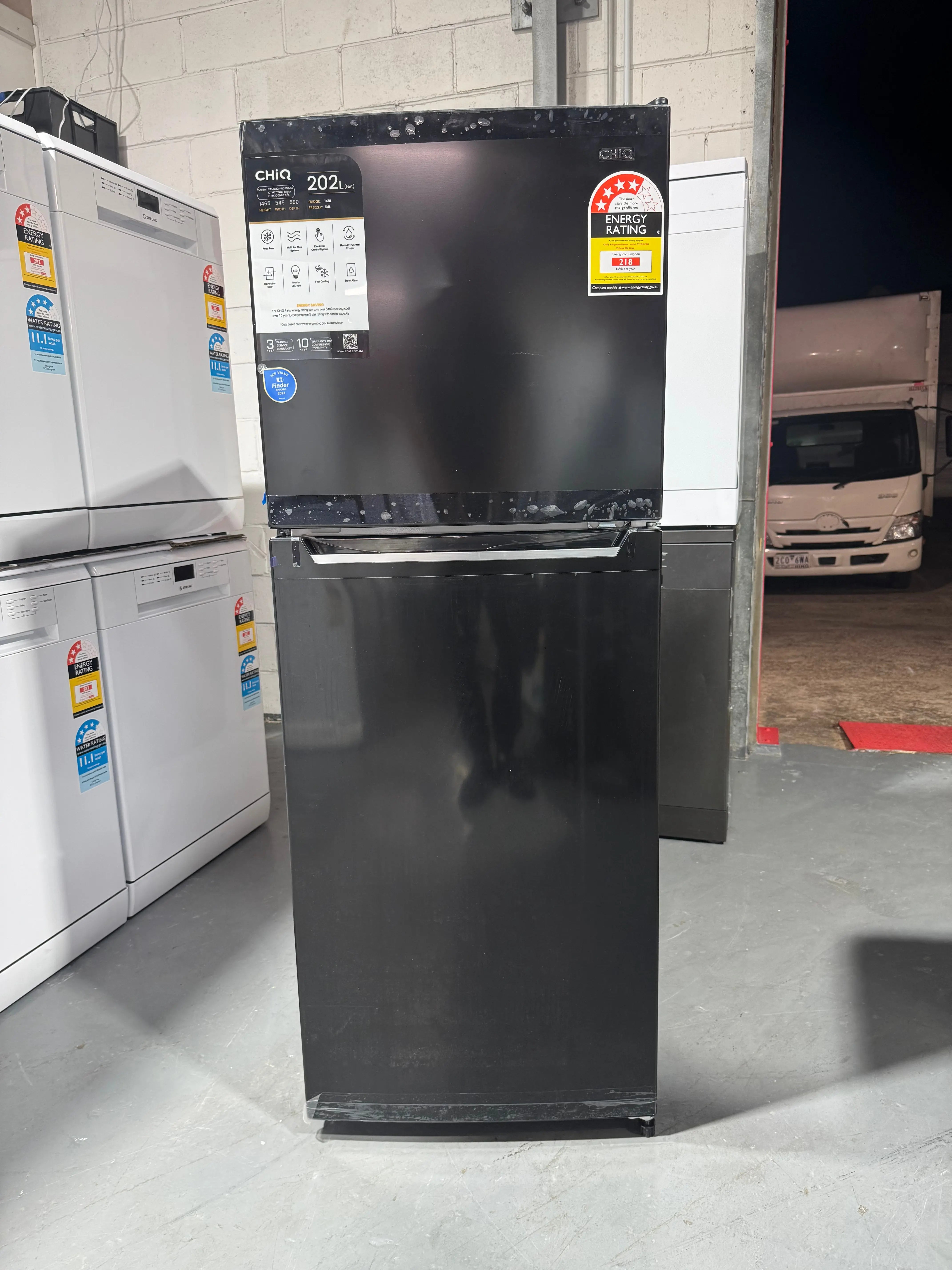 Factory Seconds CHiQ 202L Top Mount Fridge Freezer | SYDNEY