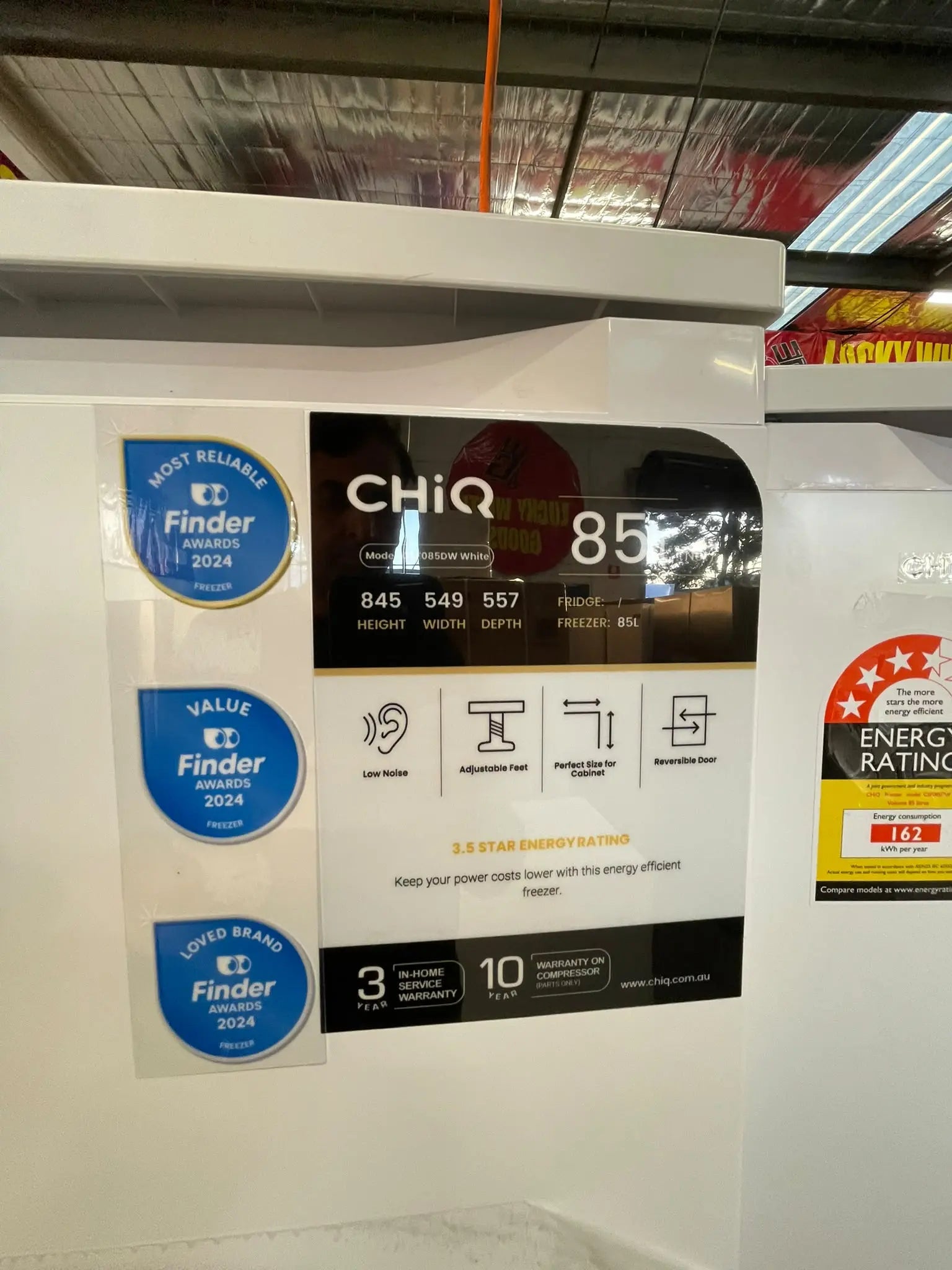Factory Seconds CHiQ 85L Upright Freezer | SYDNEY