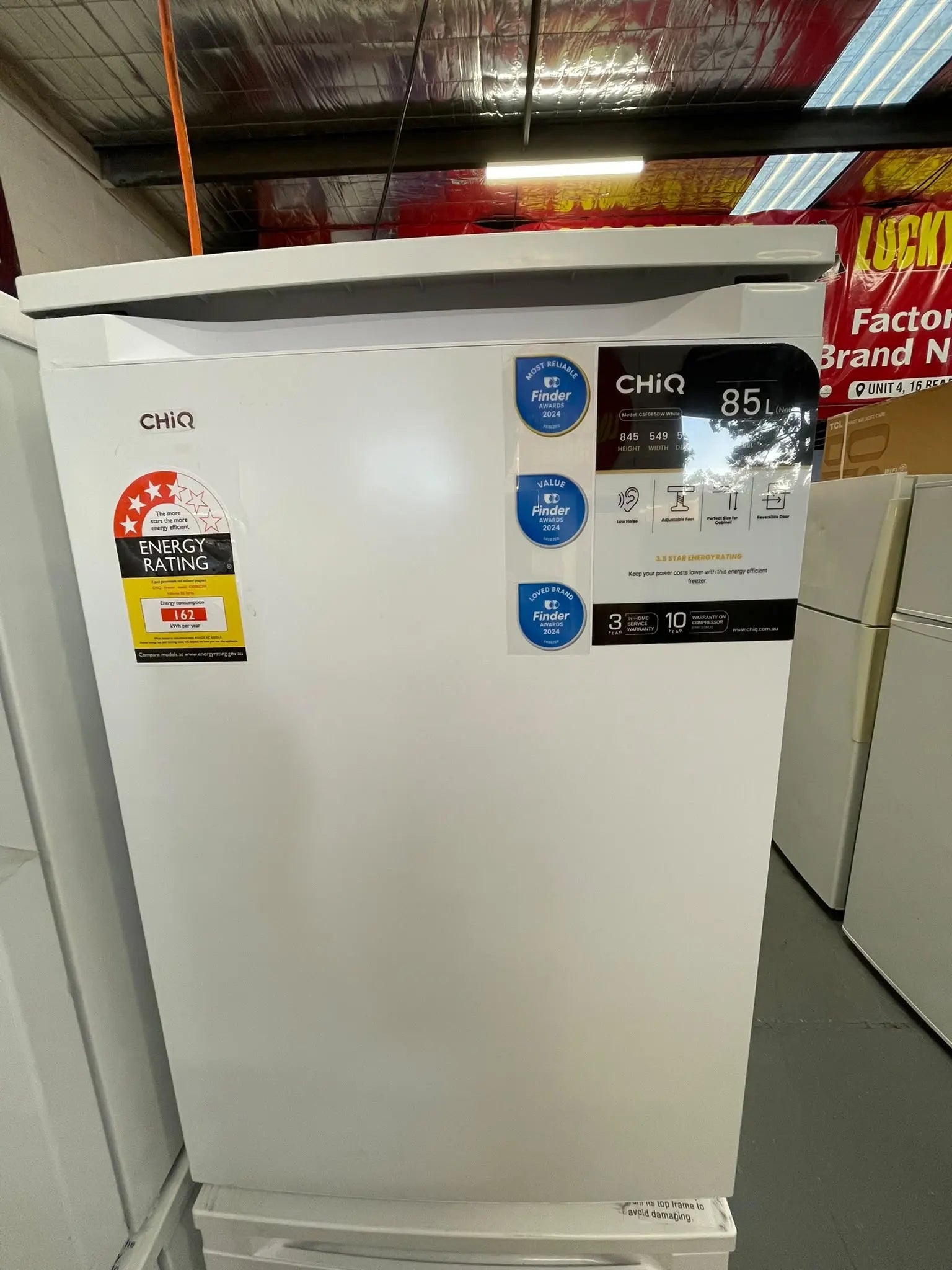 Factory Seconds CHiQ 85L Upright Freezer – White | SYDNEY