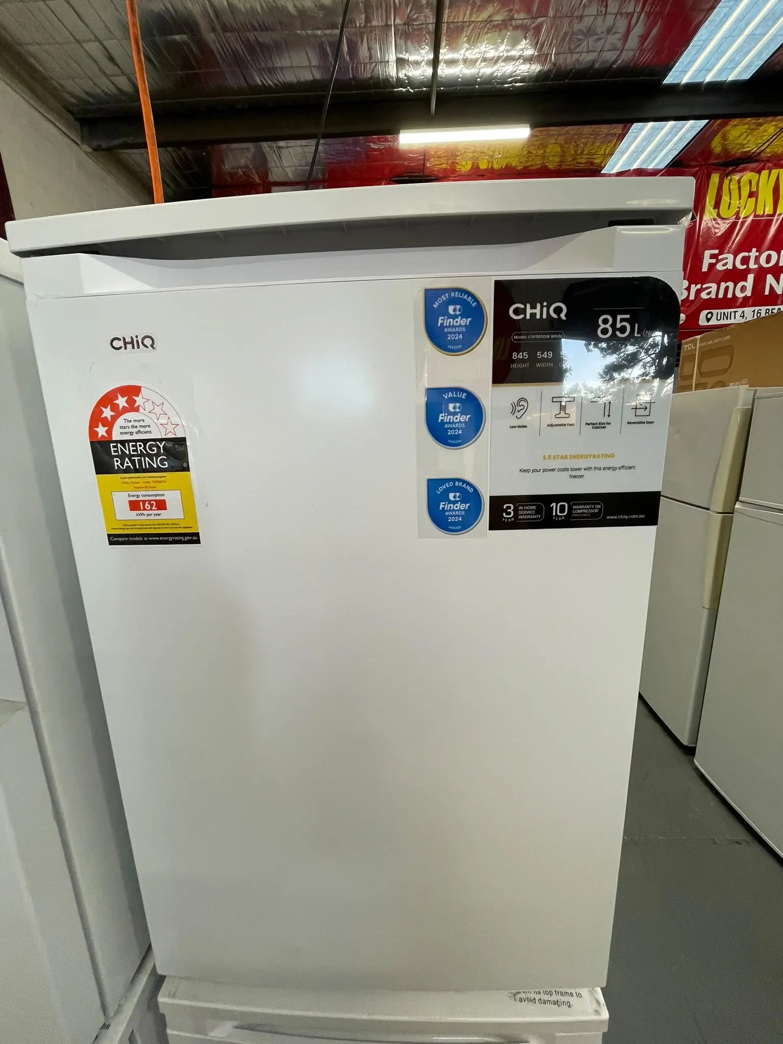 Factory Seconds CHiQ 85L Upright Freezer – White | SYDNEY