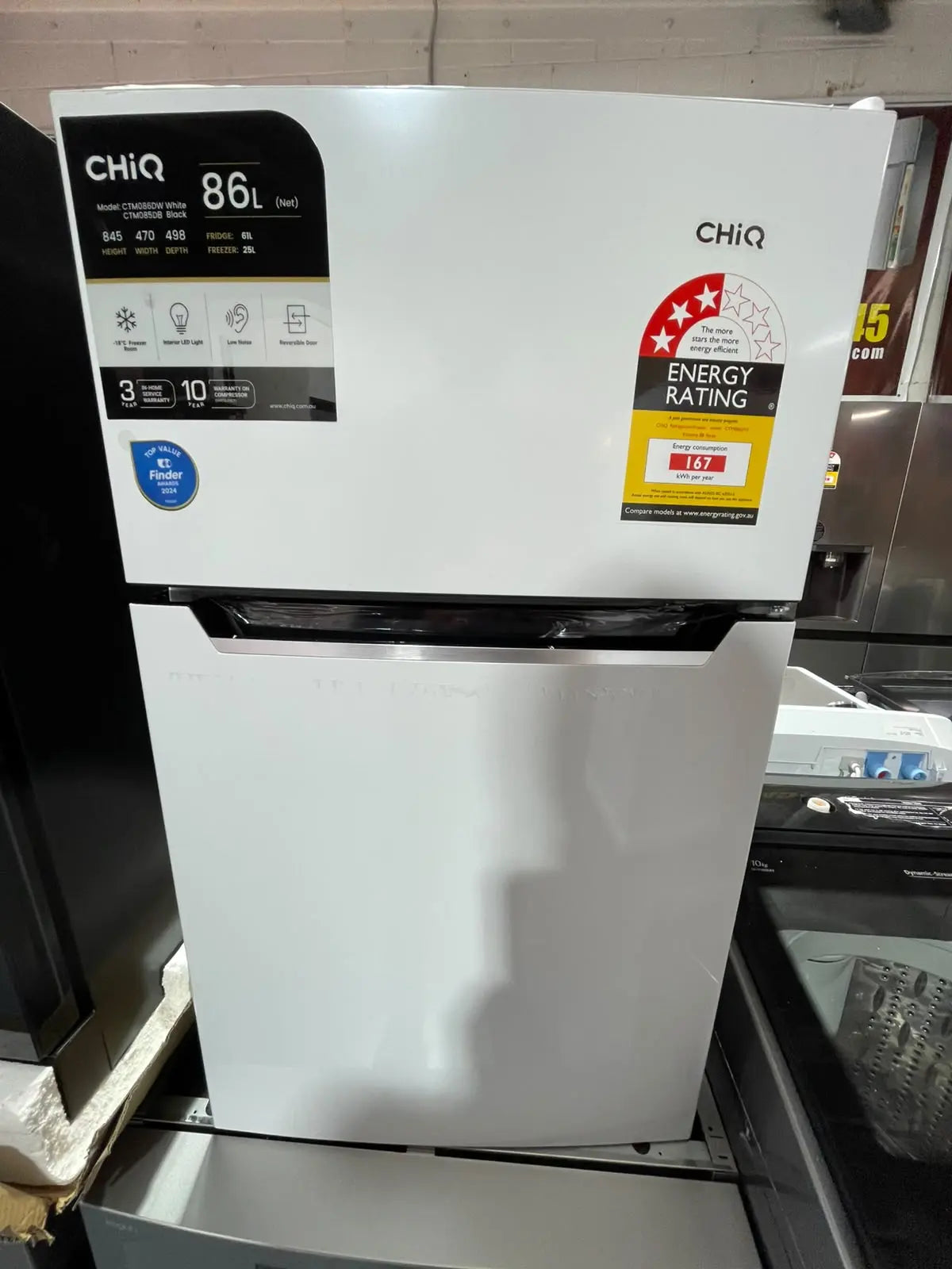 Factory Seconds CHiQ 86L Two Door Bar Fridge | SYDNEY
