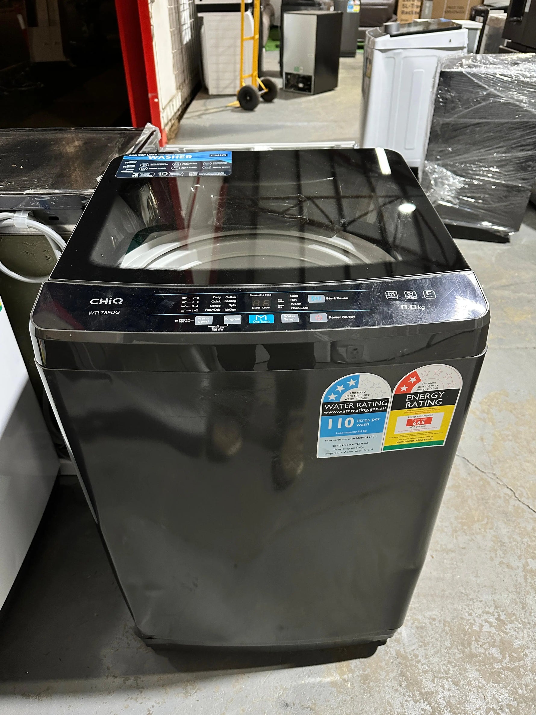Factory Seconds CHiQ 8kg Top Load Washing Machine | ADELAIDE