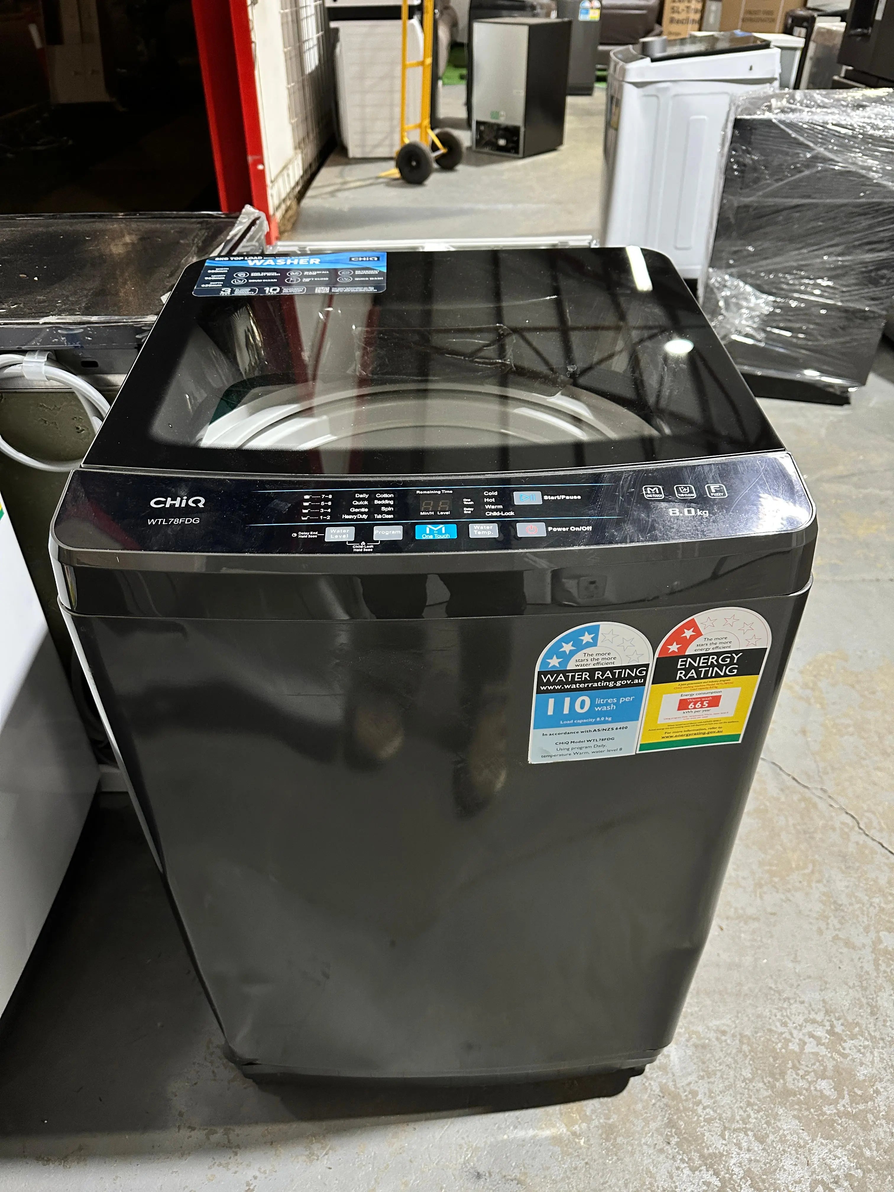 Factory Seconds CHiQ 8kg Top Load Washing Machine | ADELAIDE