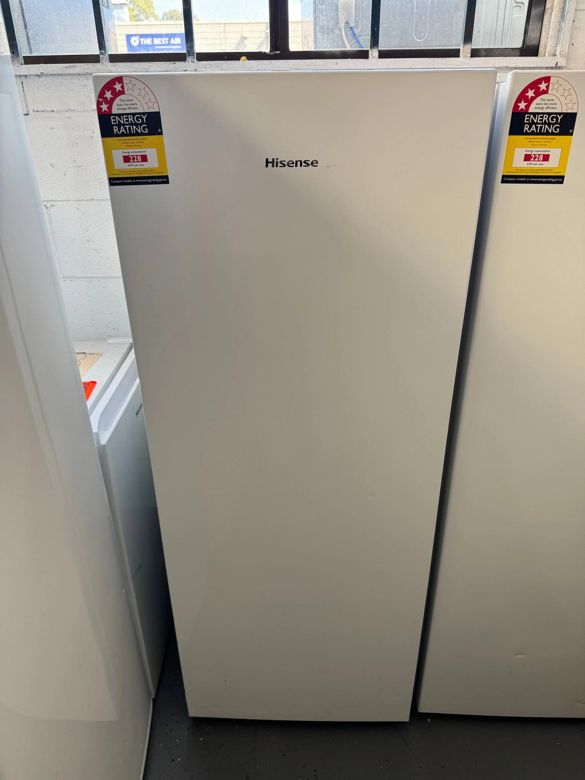 Factory Seconds Hisense 155L Upright Freezer | SYDNEY