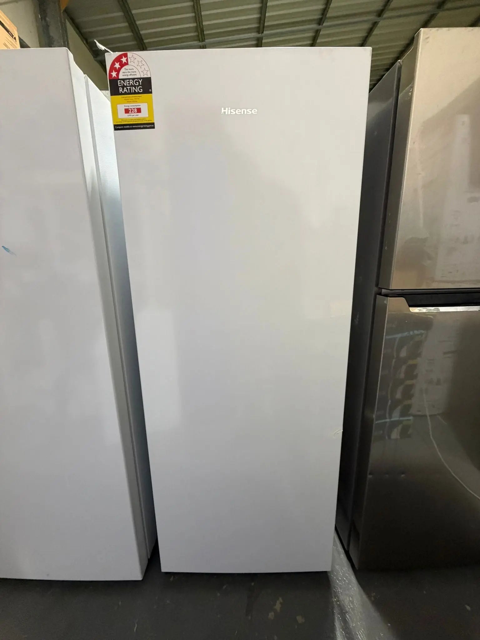 Factory Seconds Hisense 155L Vertical Freezer – HRVFI55 (HRVF155) | BRISBANE