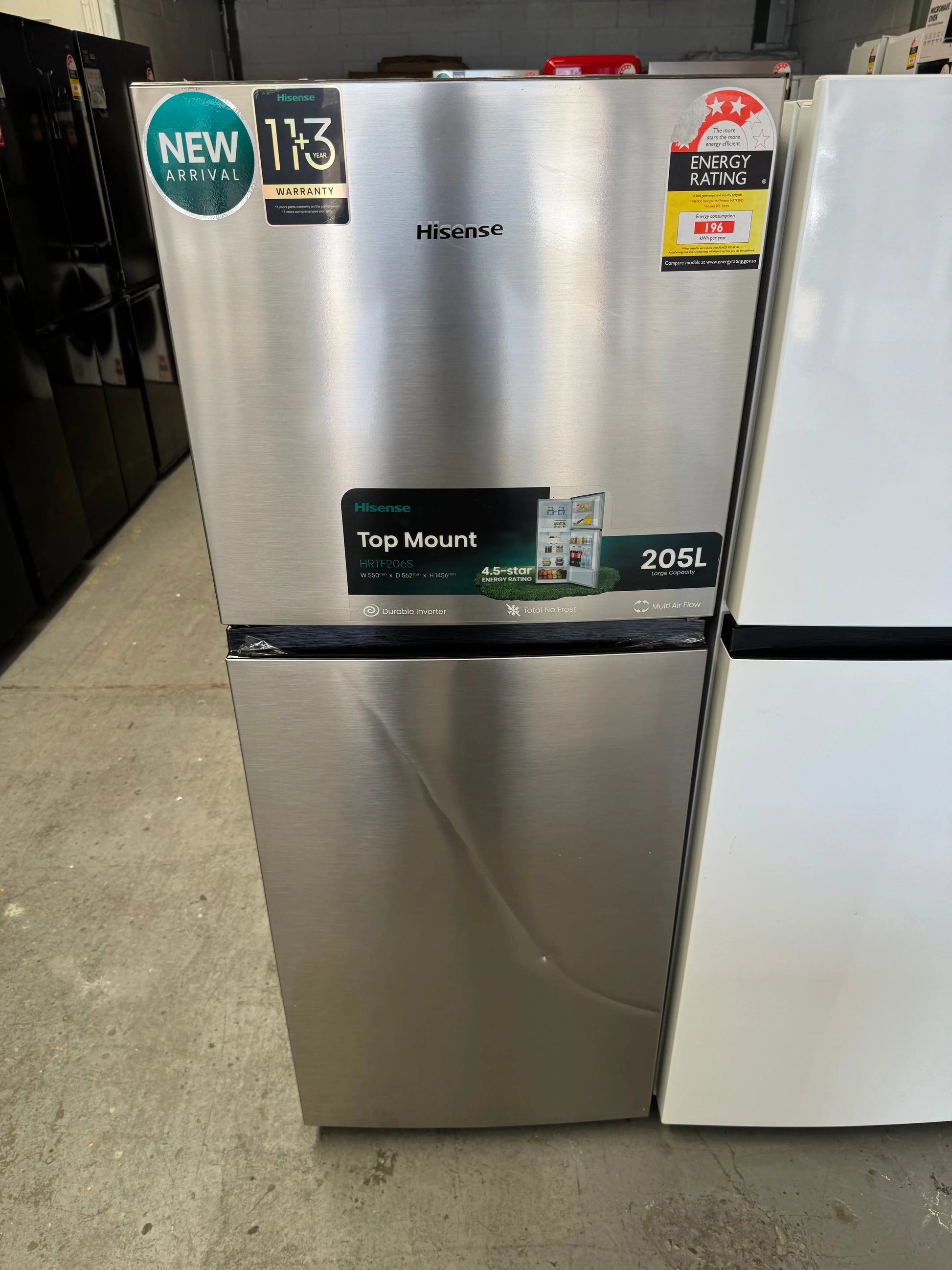 Factory Seconds Hisense 205L Fridge Freezer | SYDNEY