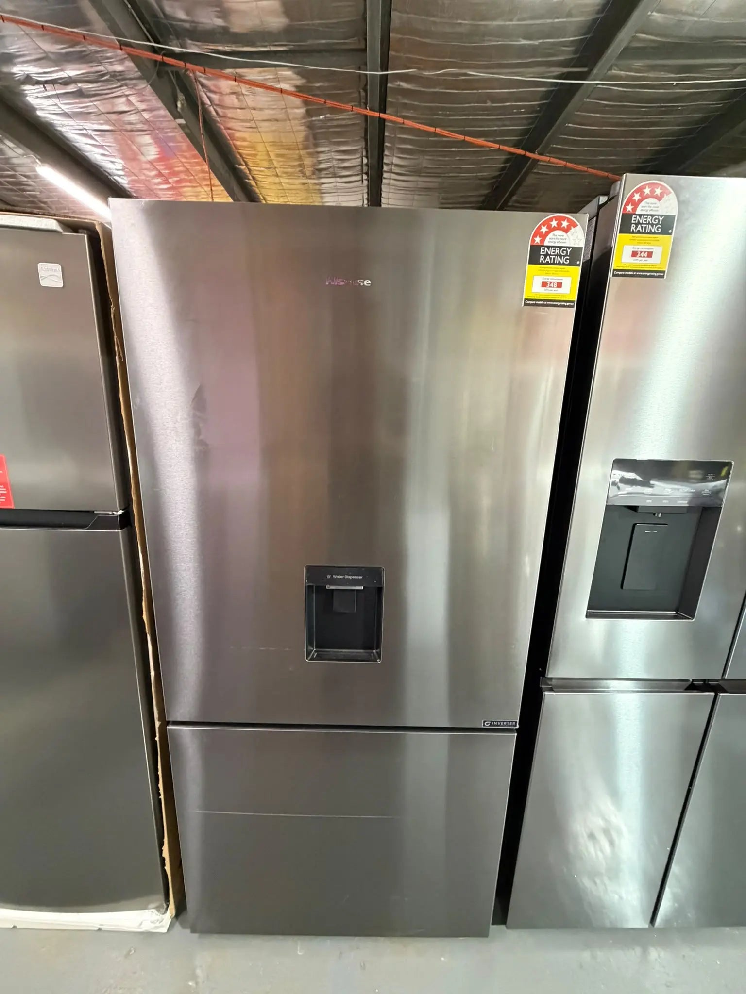 Factory Seconds Hisense 500L Bottom Mount Fridge Freezer | SYDNEY
