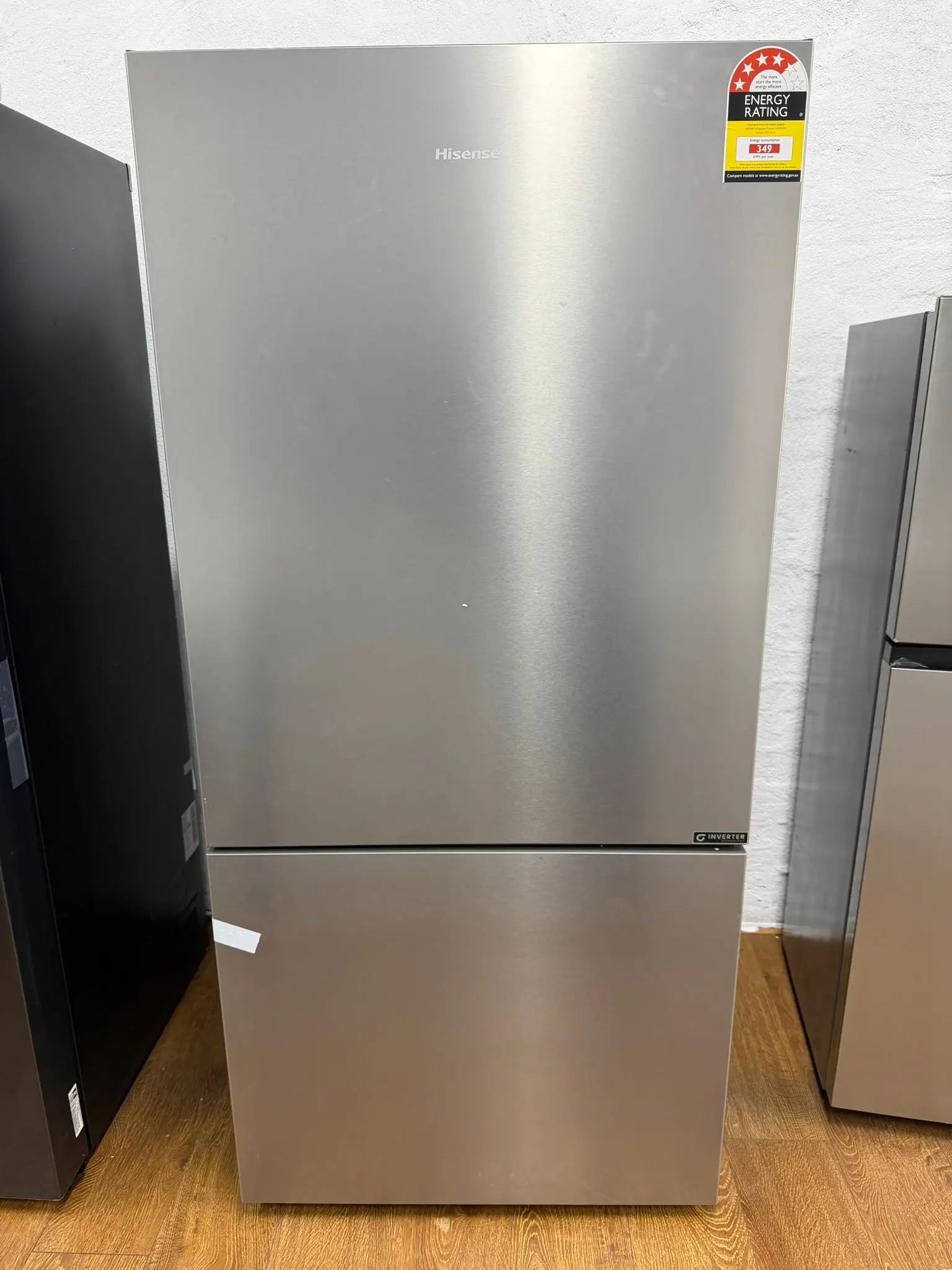 Factory Seconds Hisense 503L Bottom Mount Fridge Freezer (HRBM503S) | Reservoir